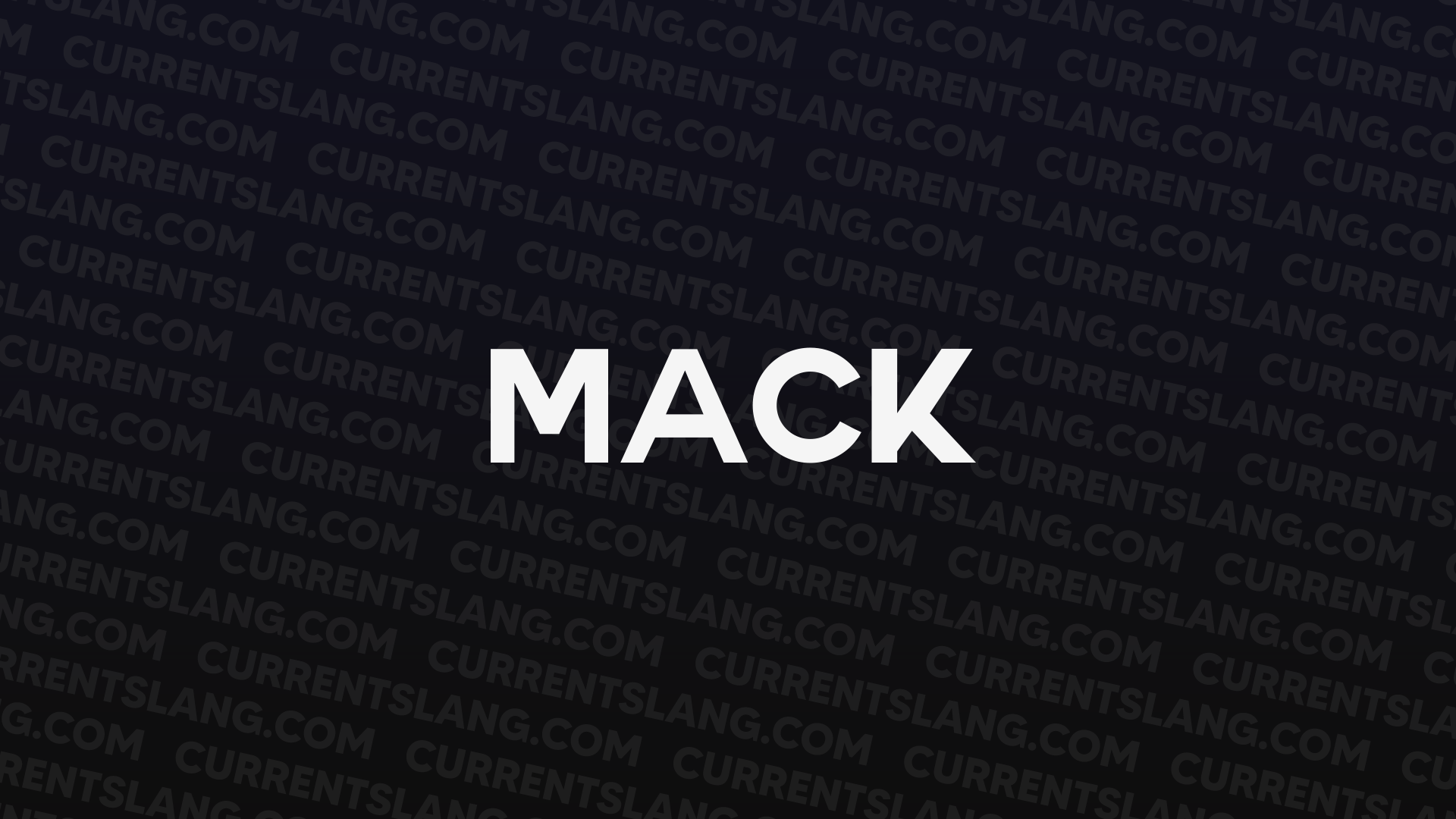 title image for Mack