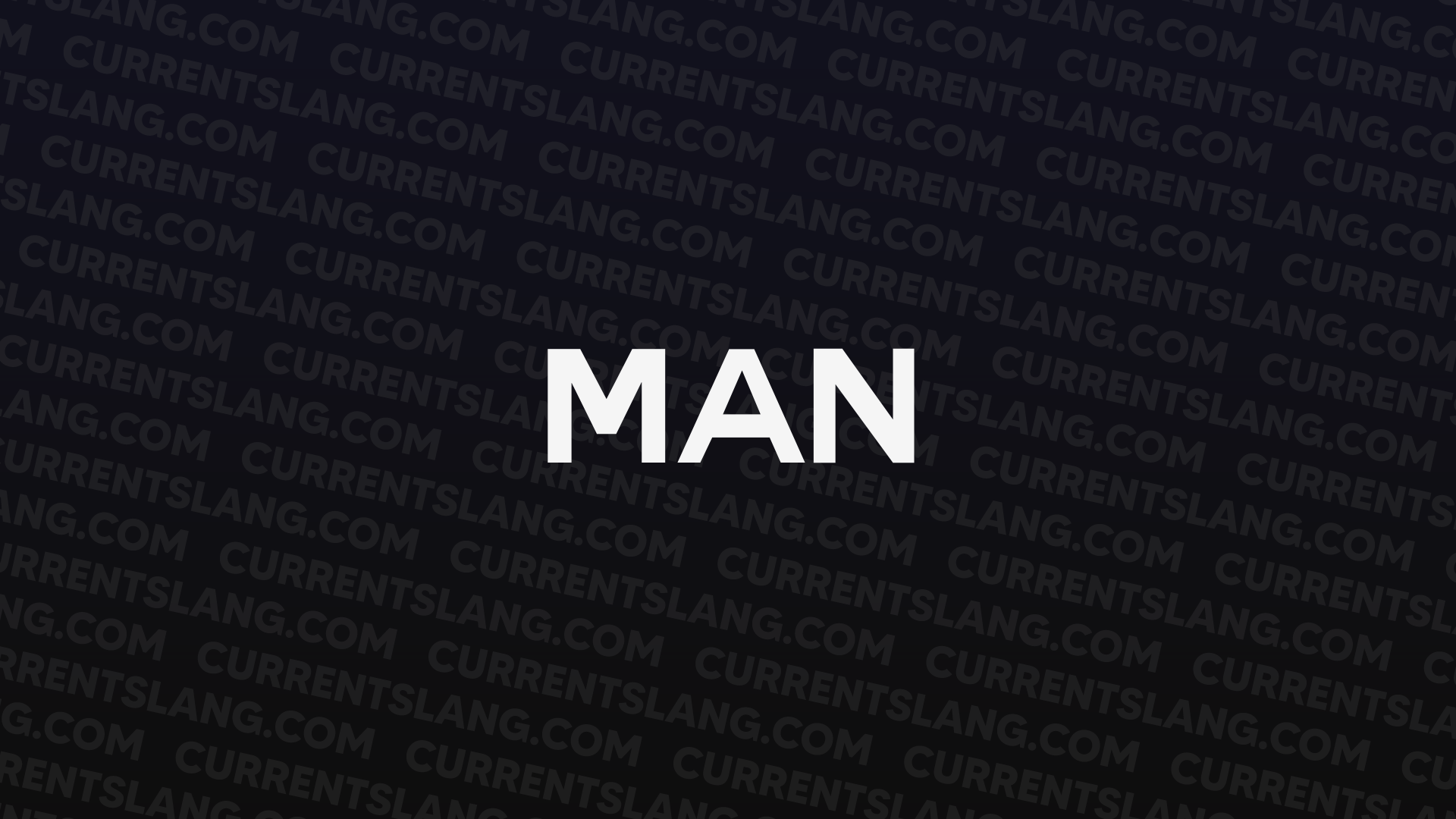 title image for Man