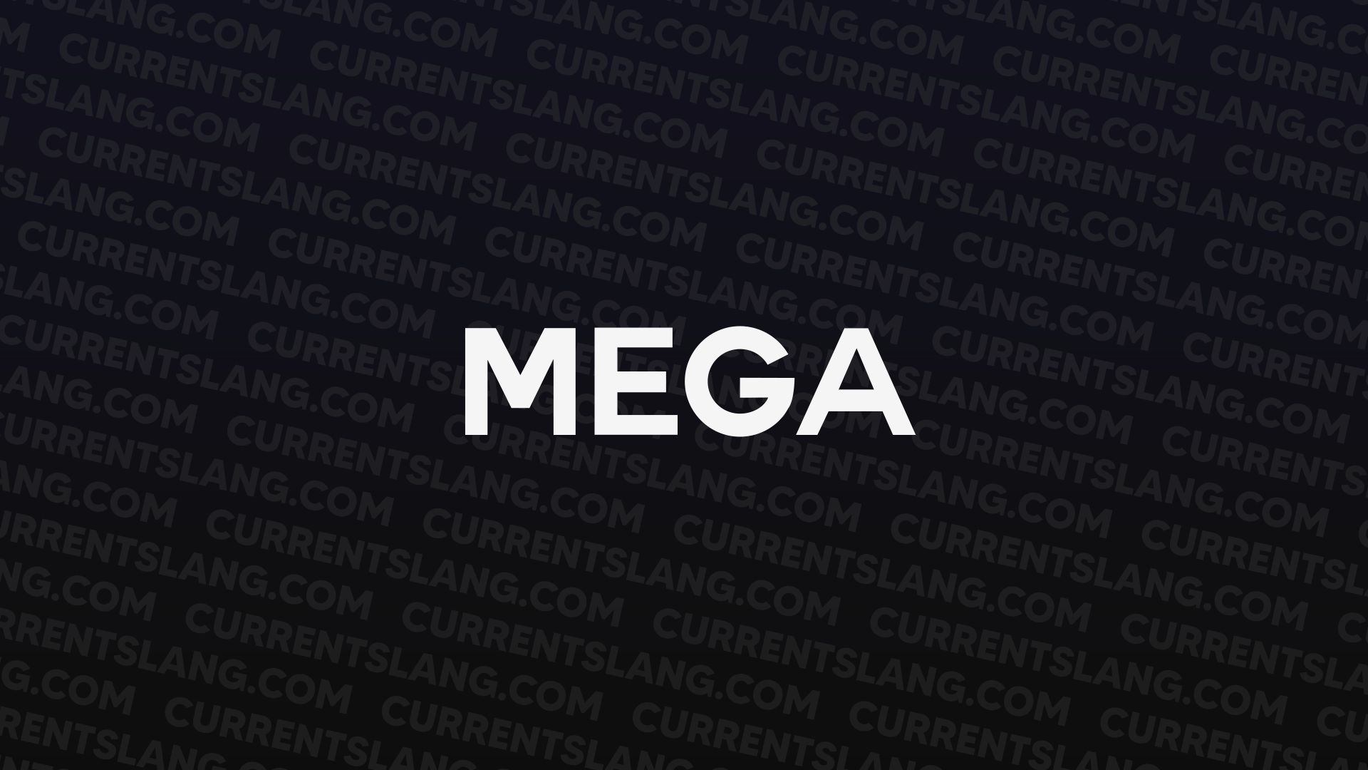 title image for Mega