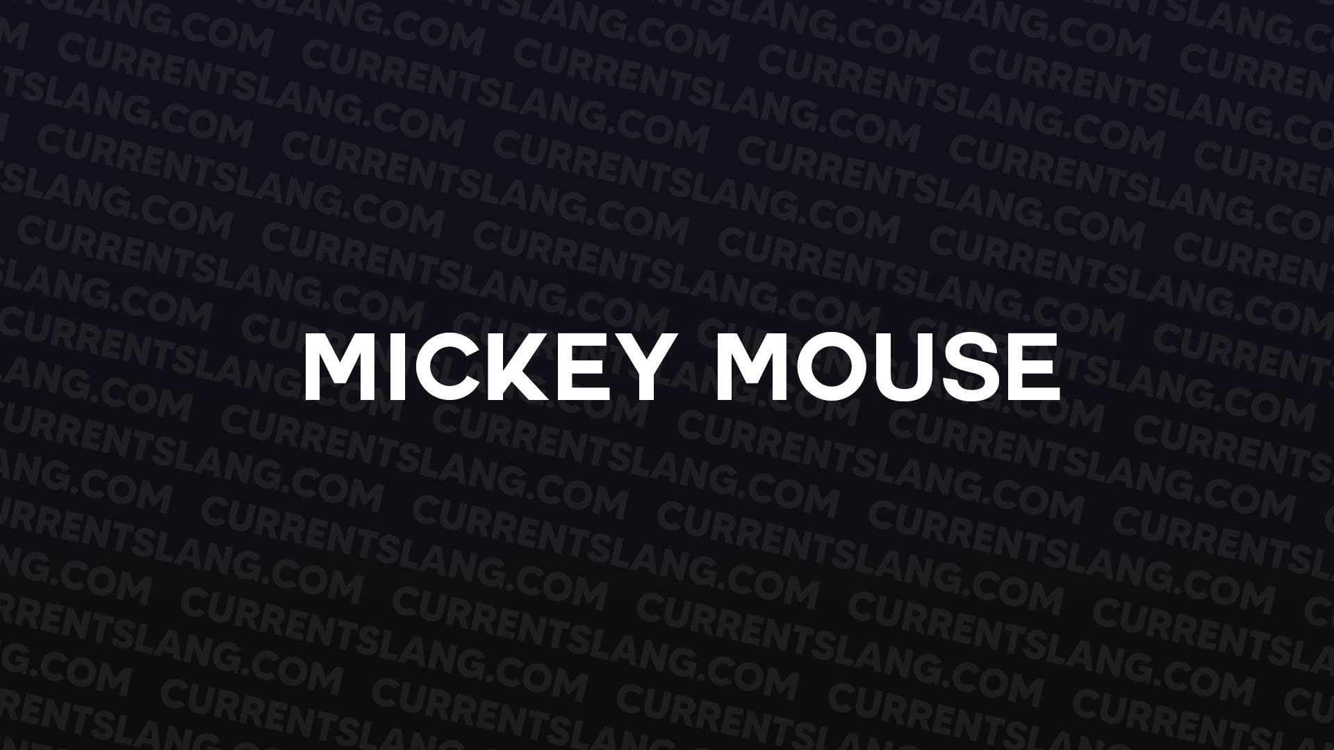 title image for Mickey-Mouse