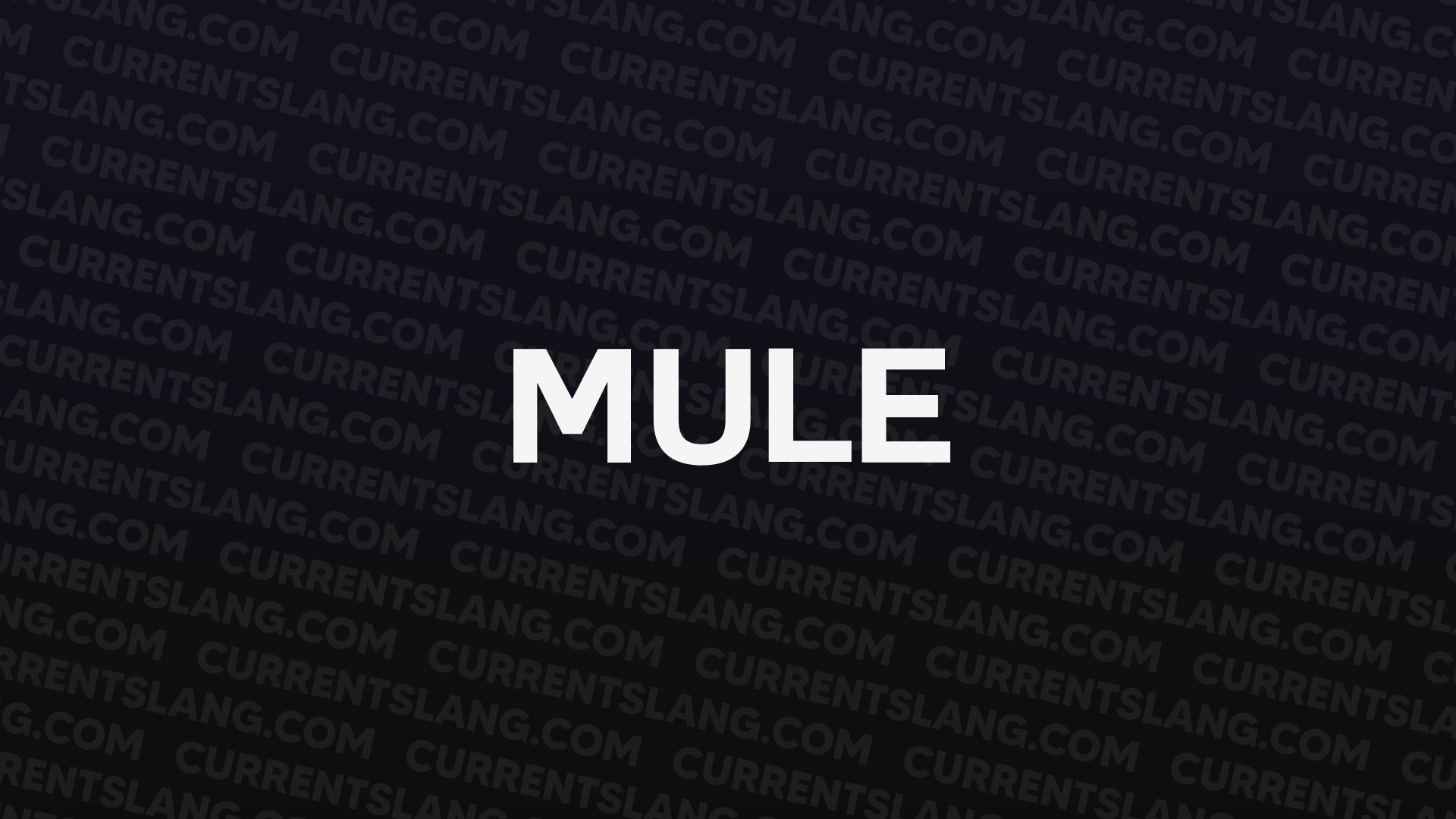 title image for mule