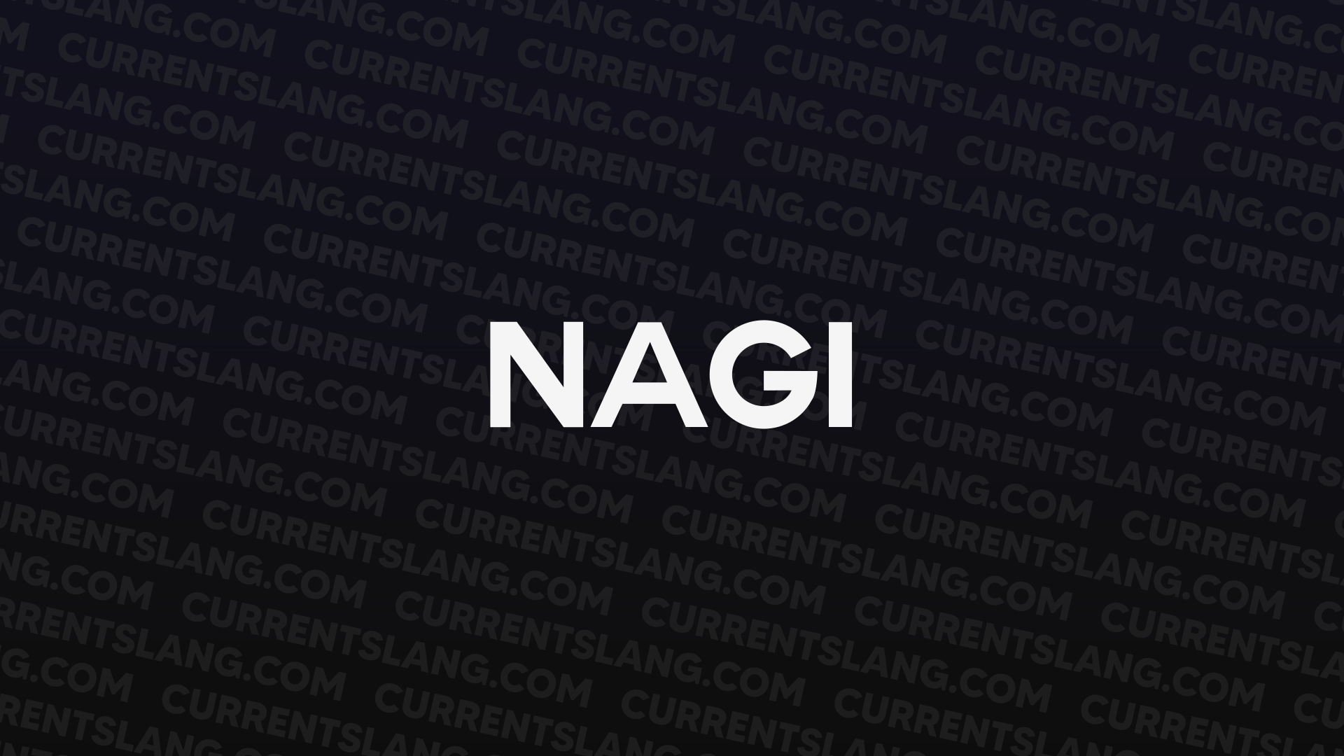 title image for NAGI