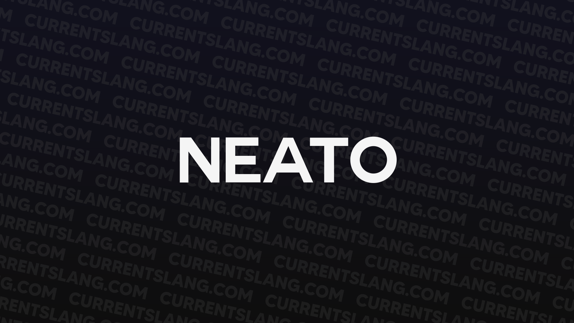 title image for Neat or Neato