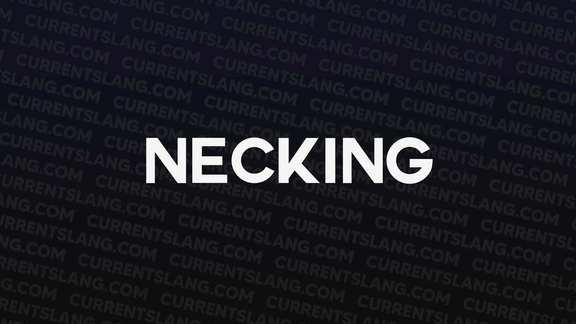title image for Necking