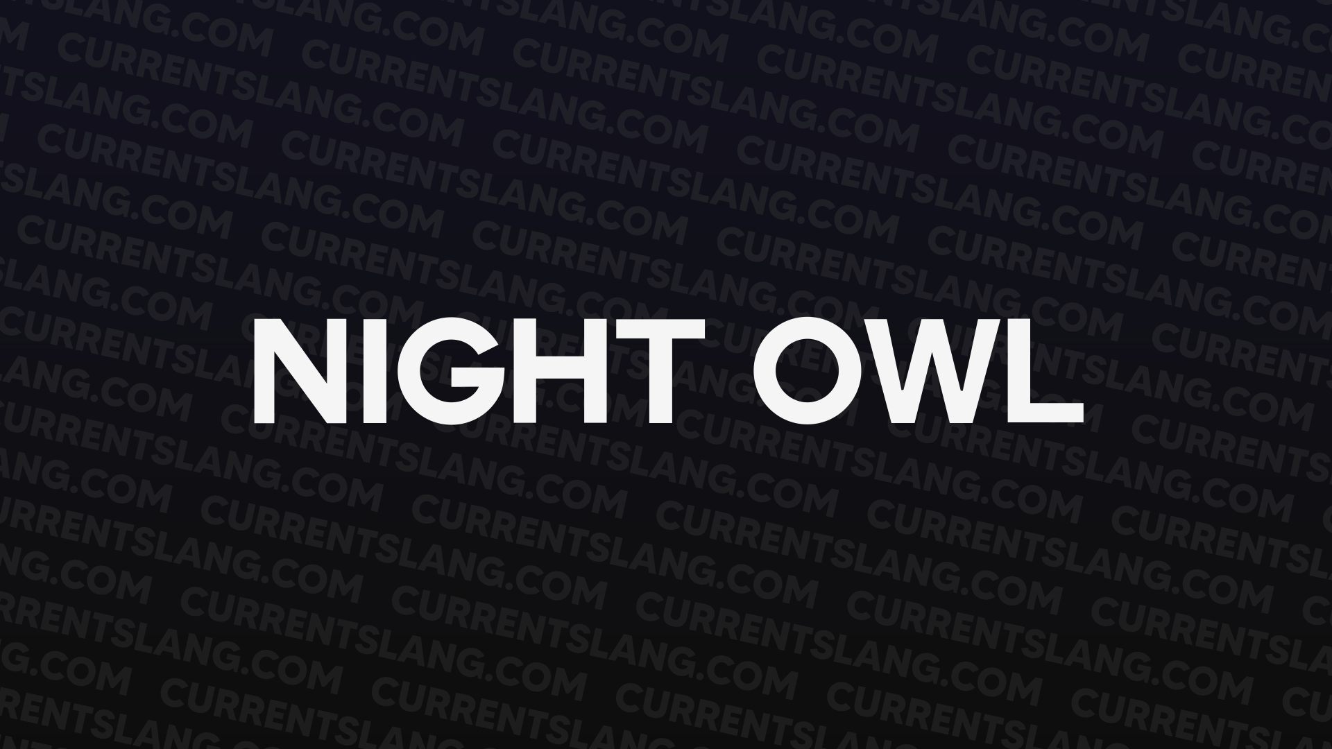title image for night owl