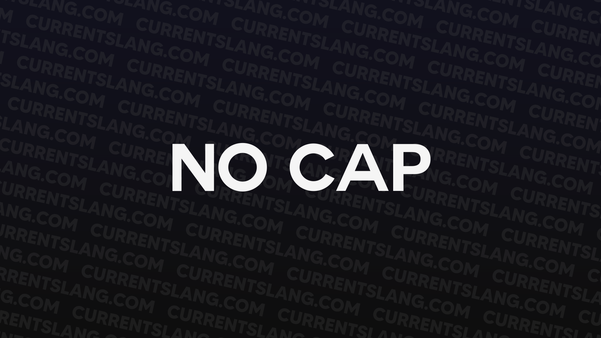 title image for No cap