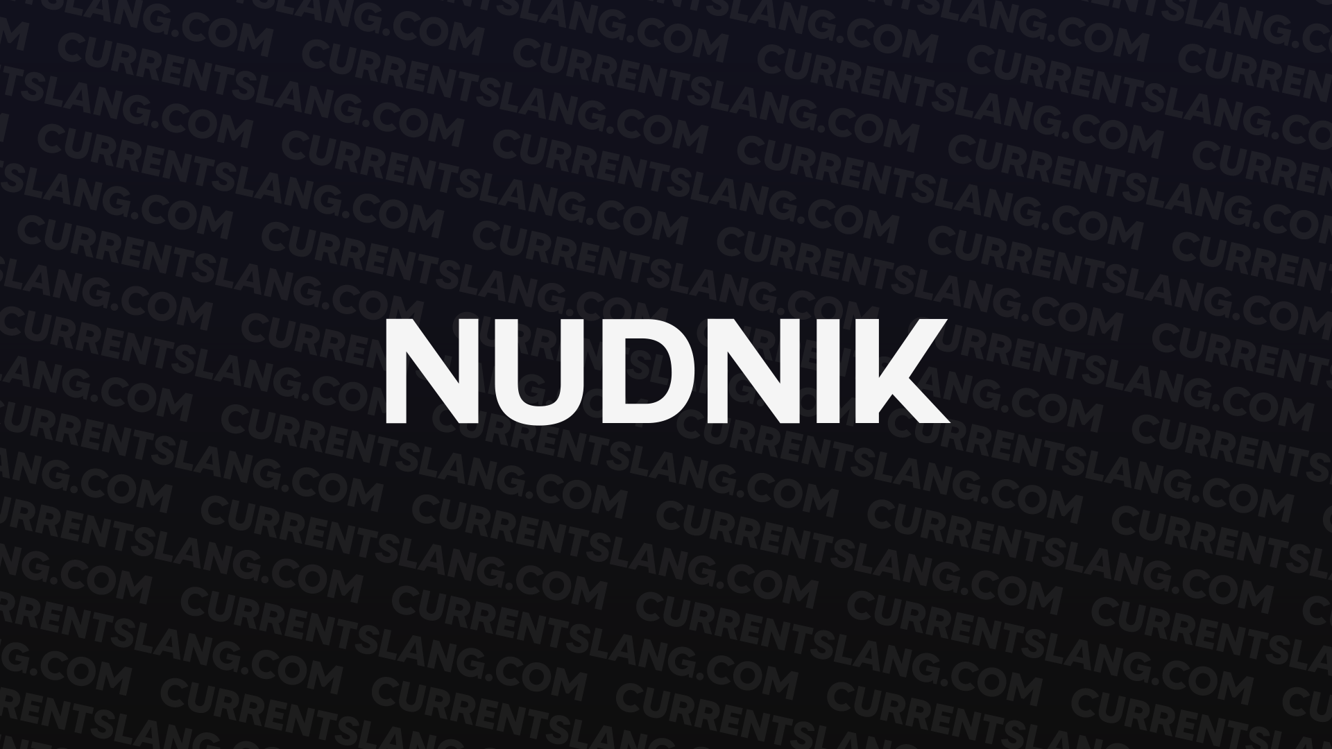 title image for nudnik