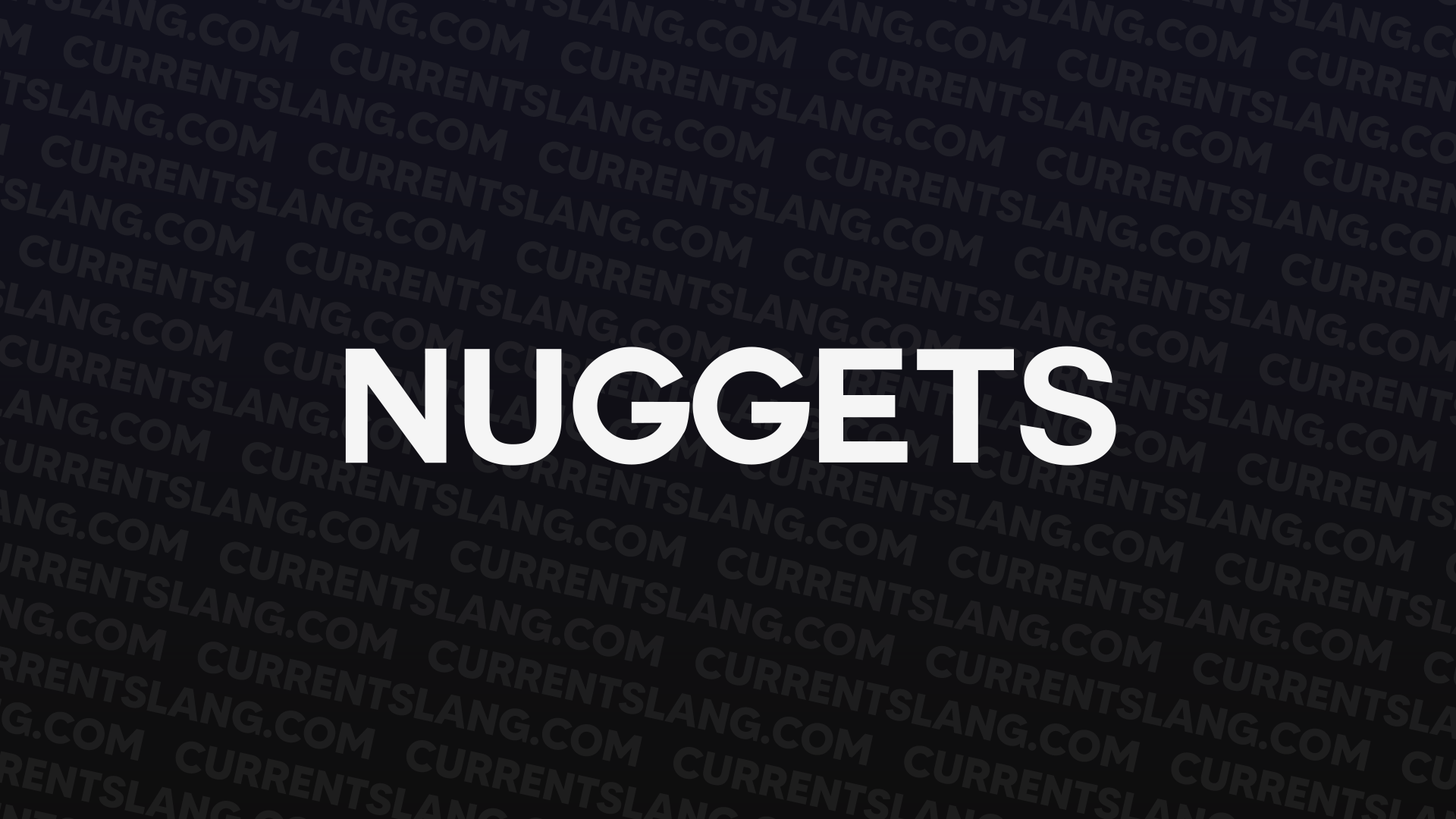 title image for Nuggets