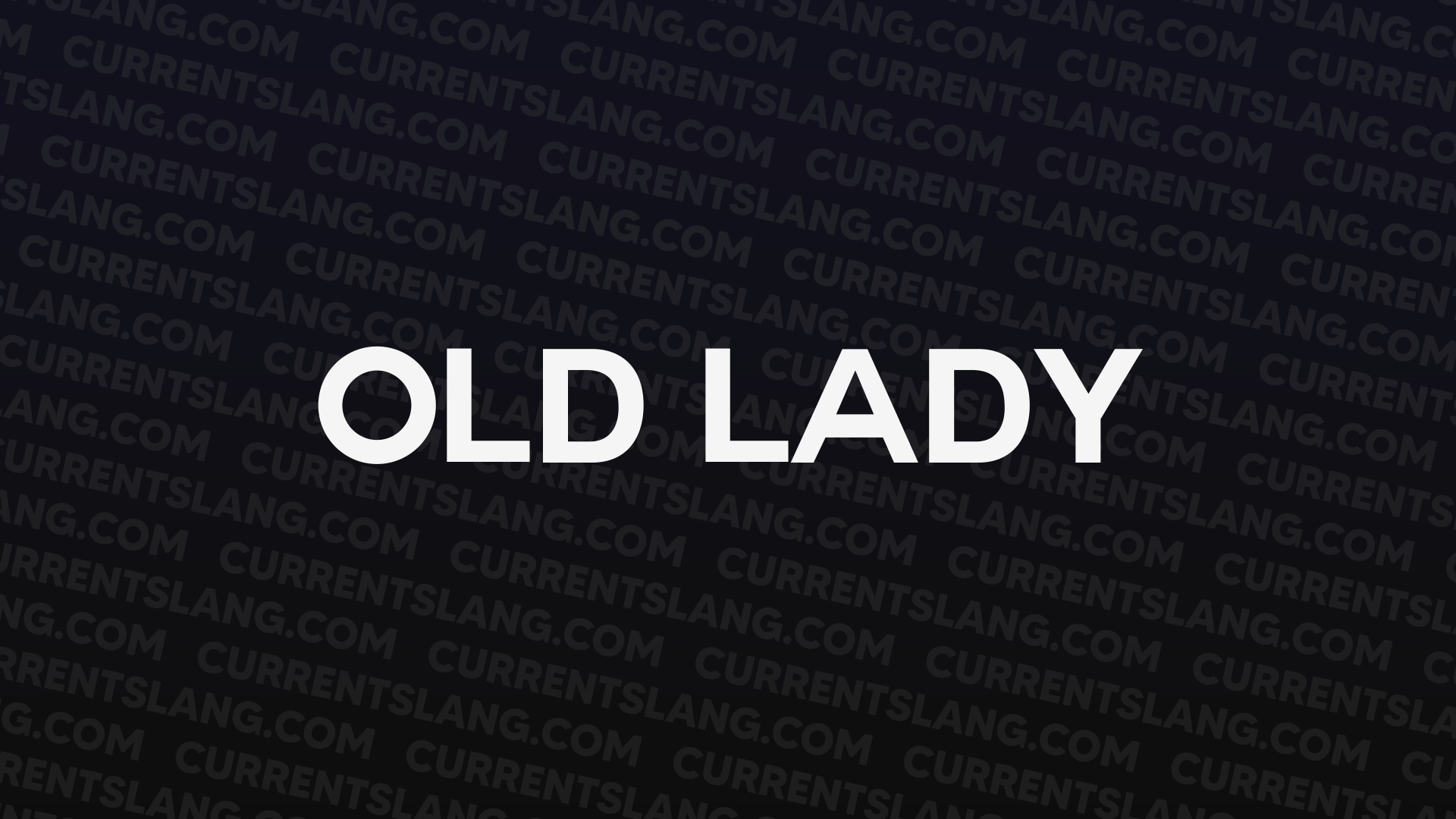 title image for old lady
