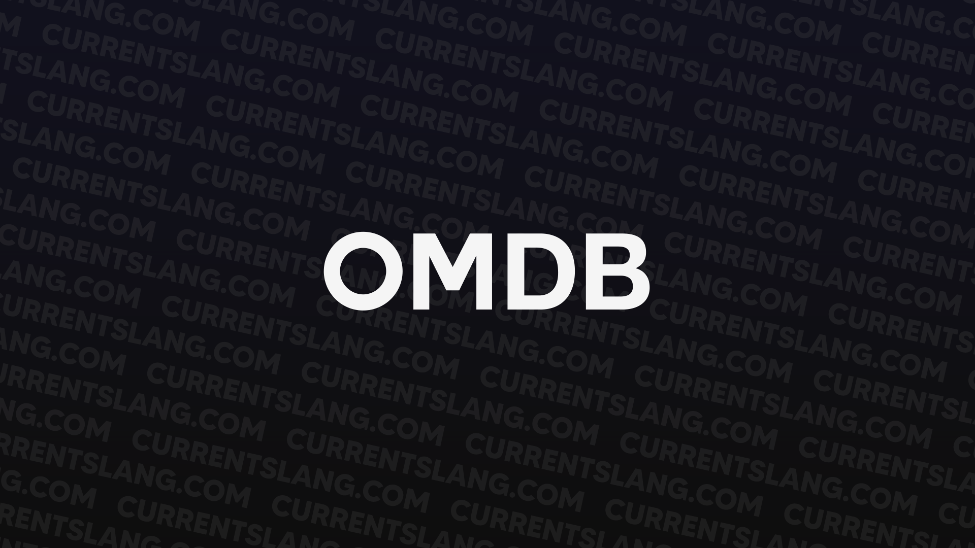 title image for OMDB – Over my dead body