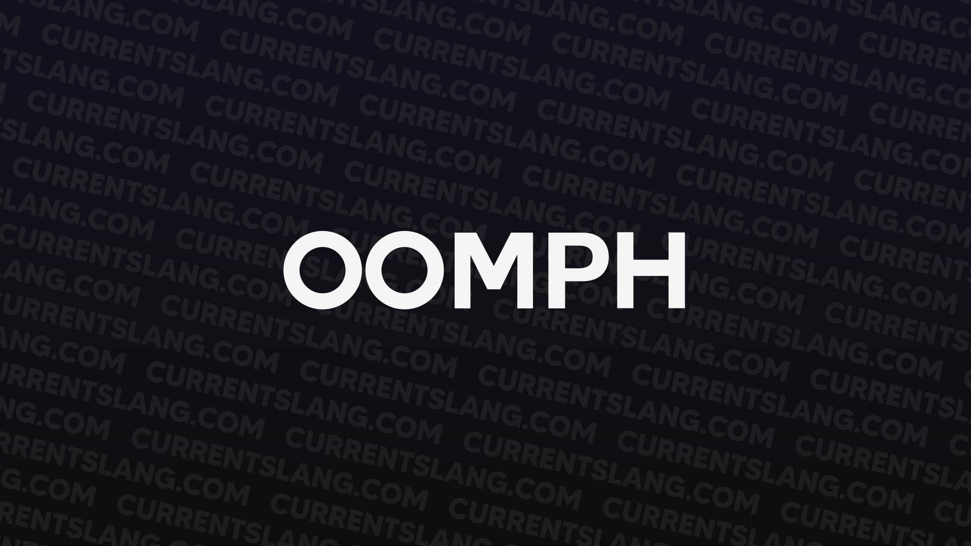 title image for oomph