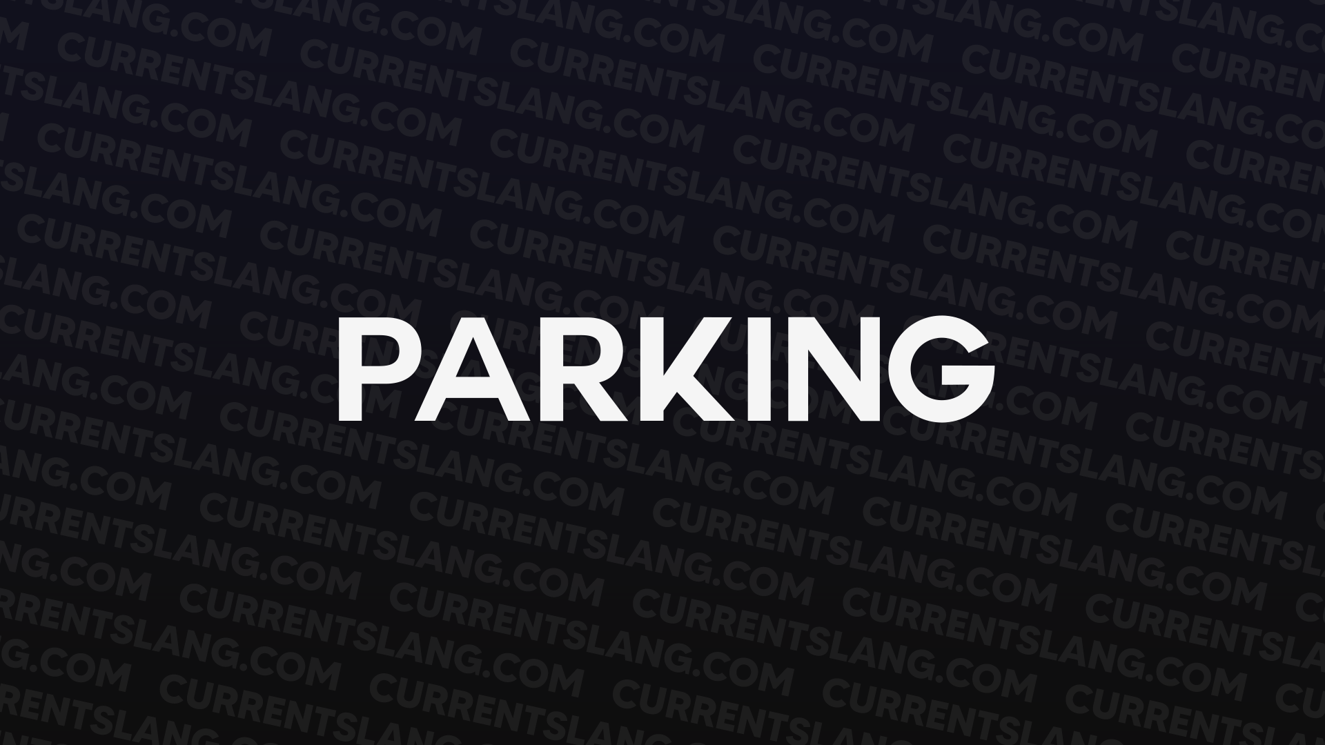 title image for Parking