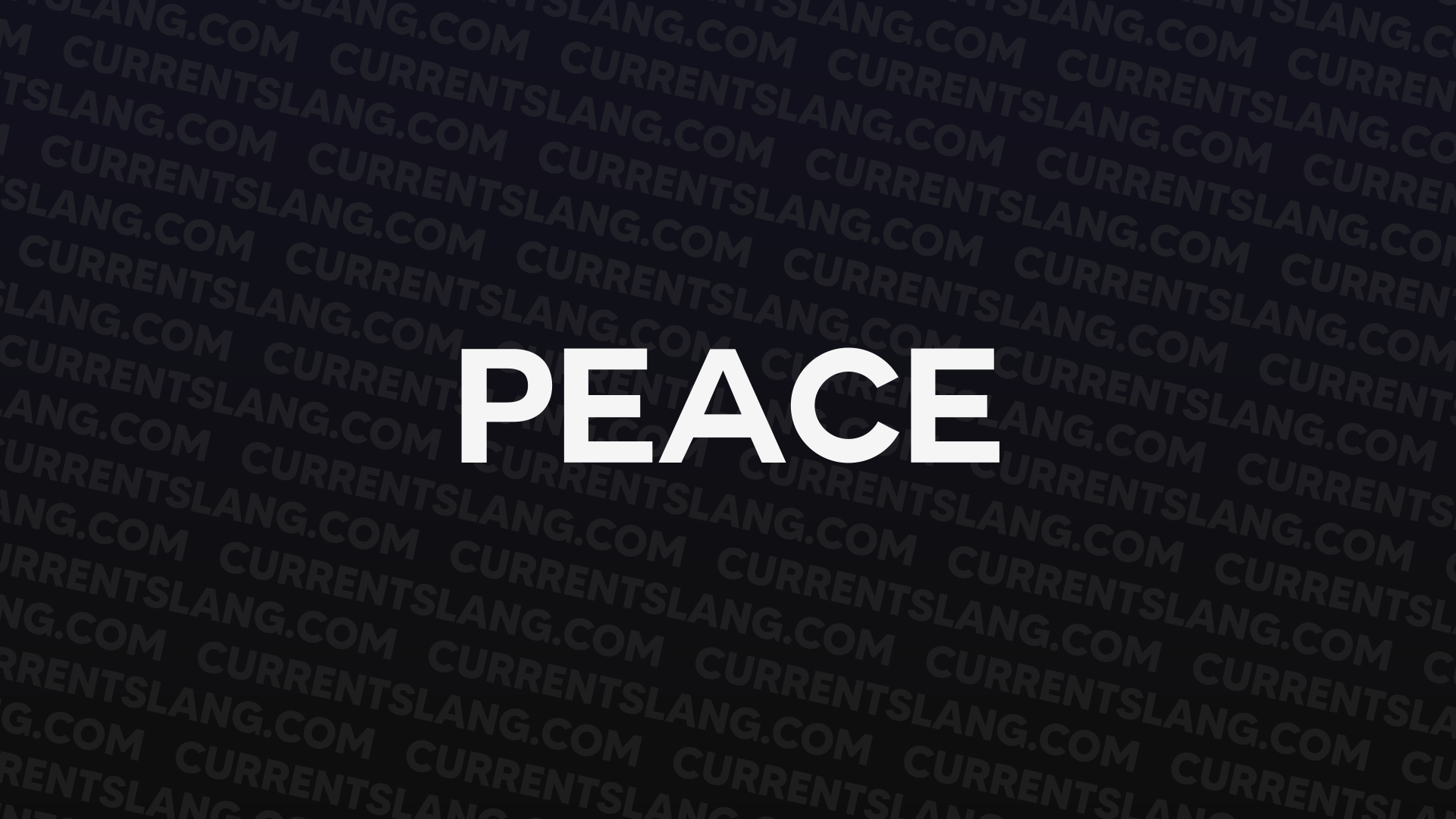 title image for Peace