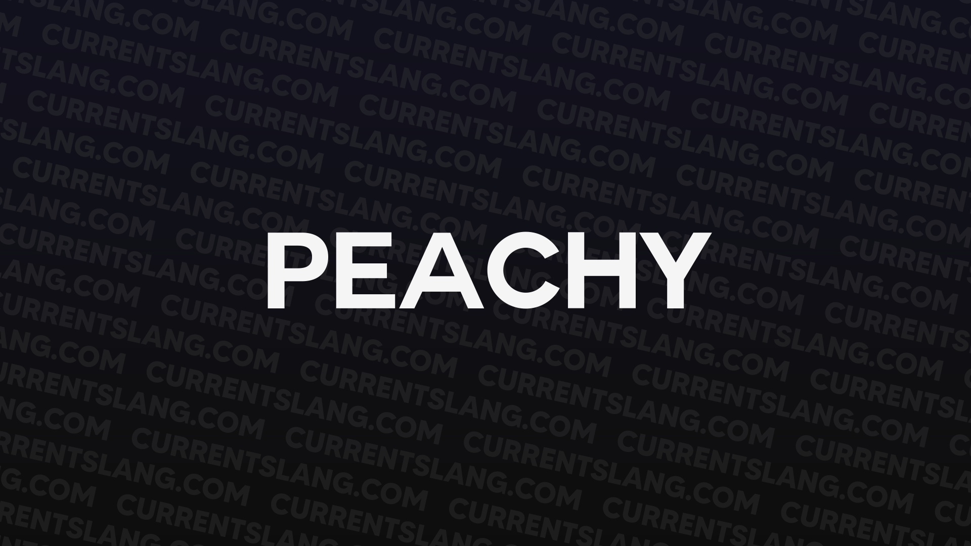 title image for Peachy