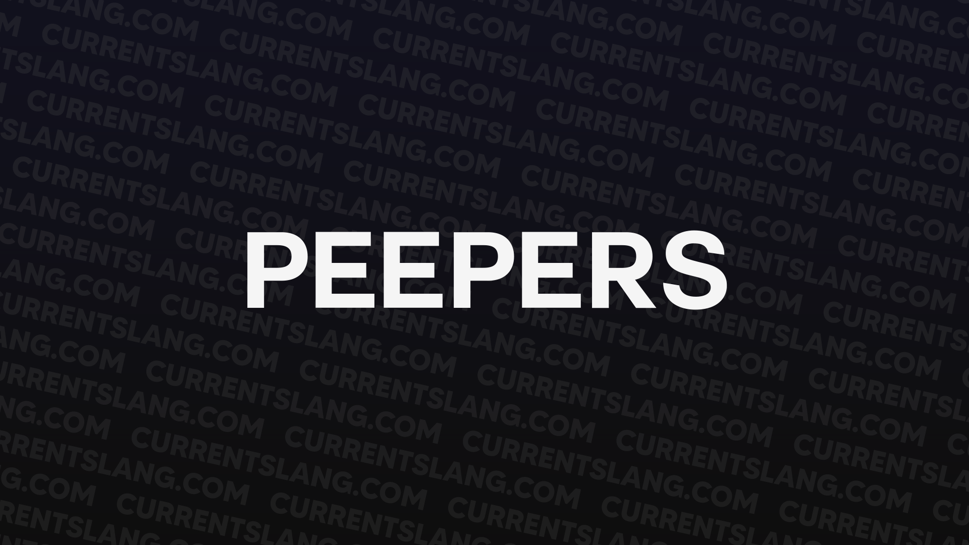 title image for Peepers