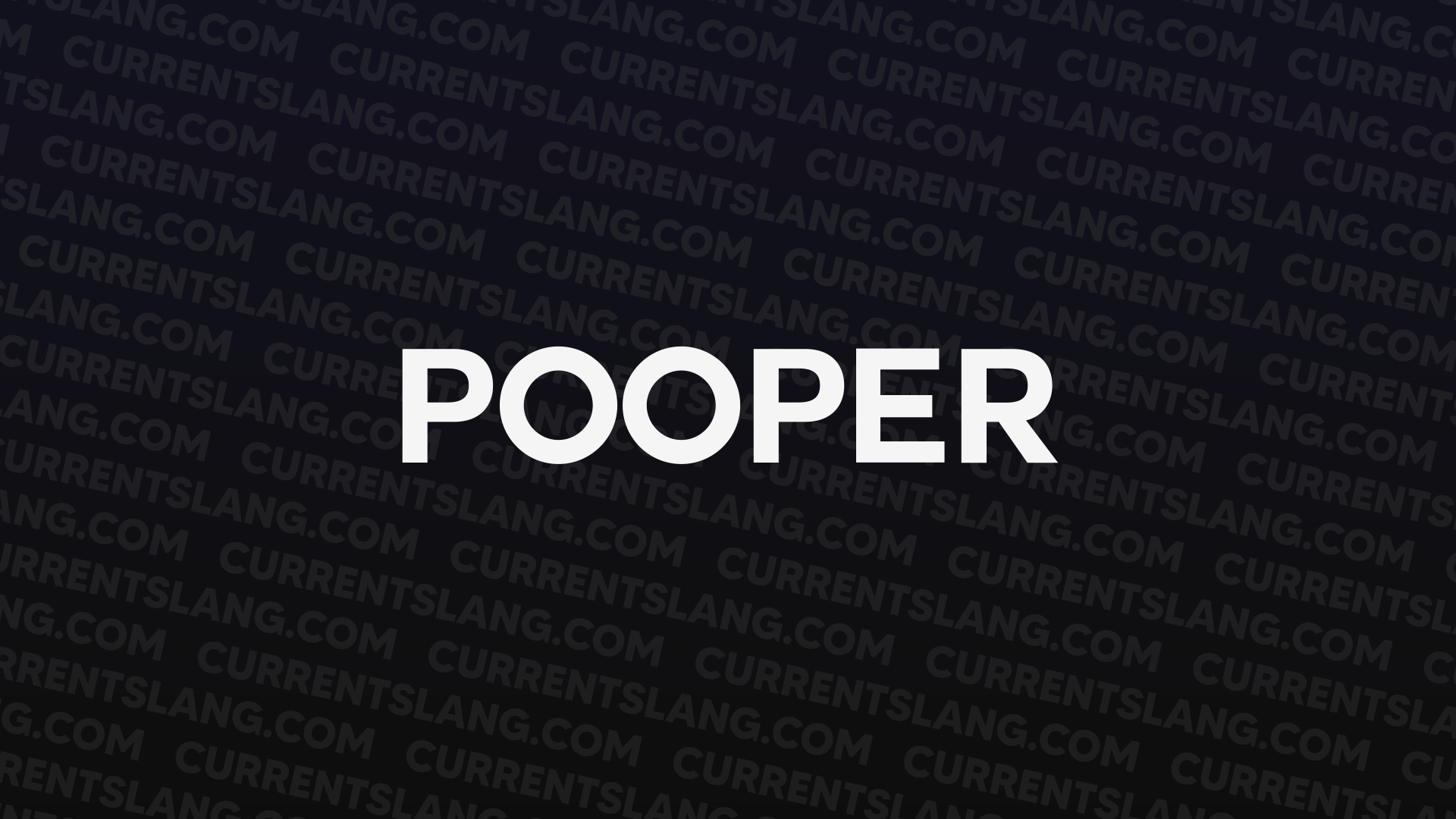 title image for Pooper