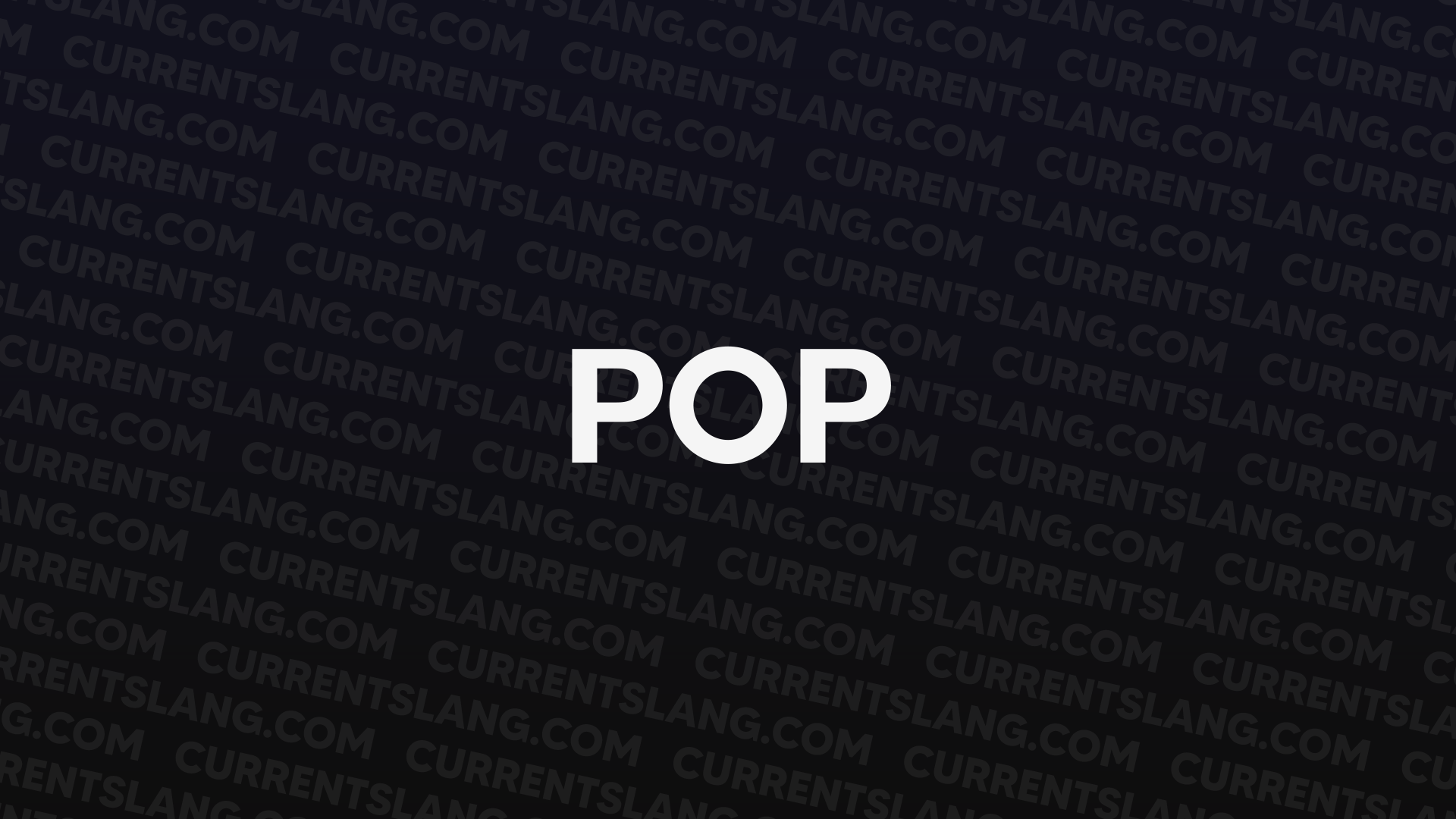 title image for pop