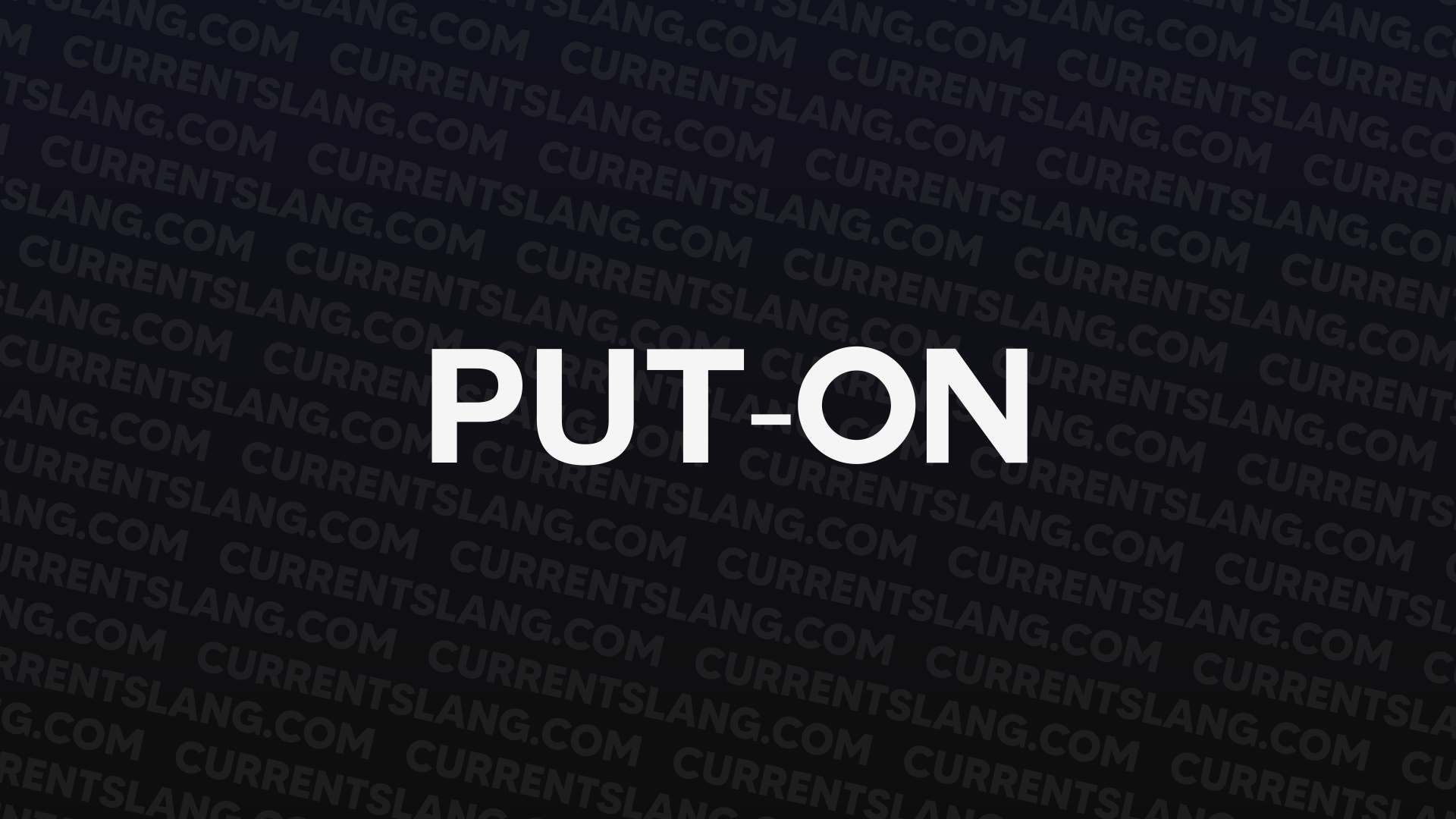 title image for put-on