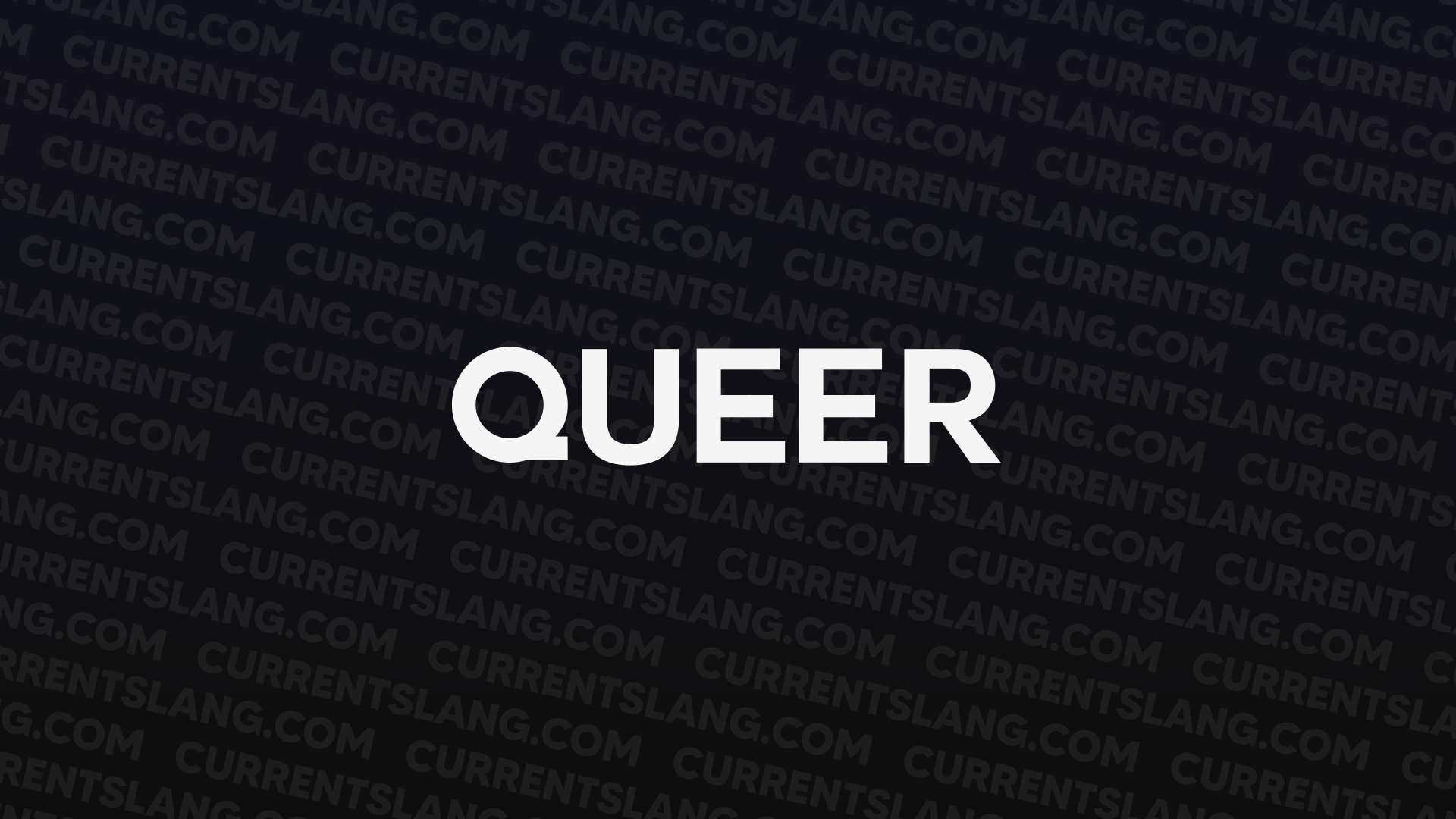 title image for queer