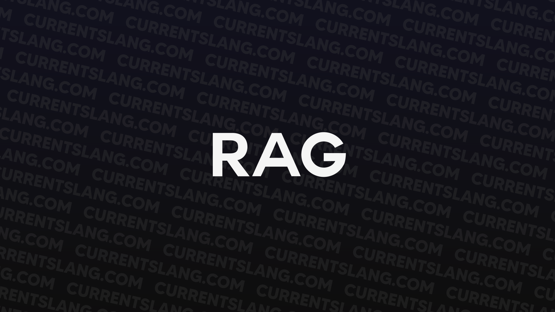 title image for rag