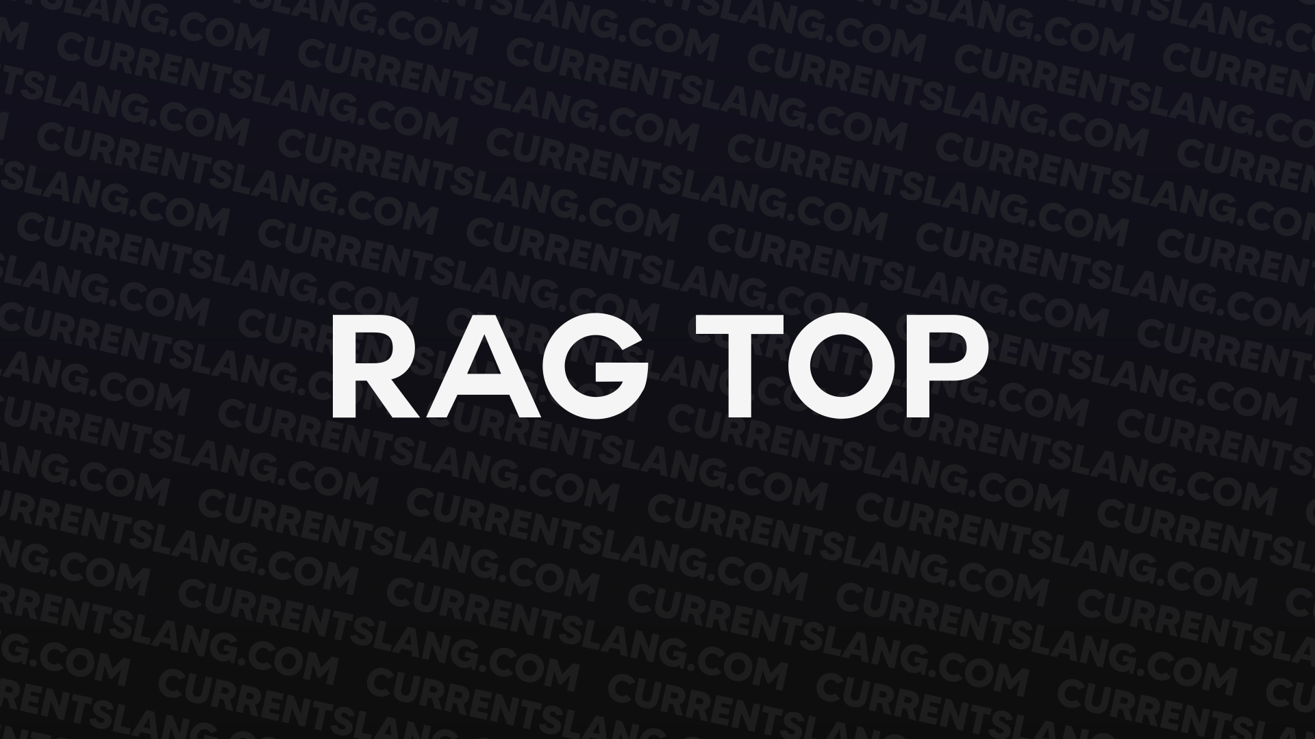 title image for Rag Top