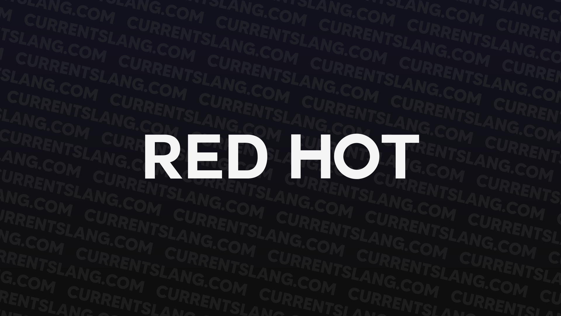 title image for red hot