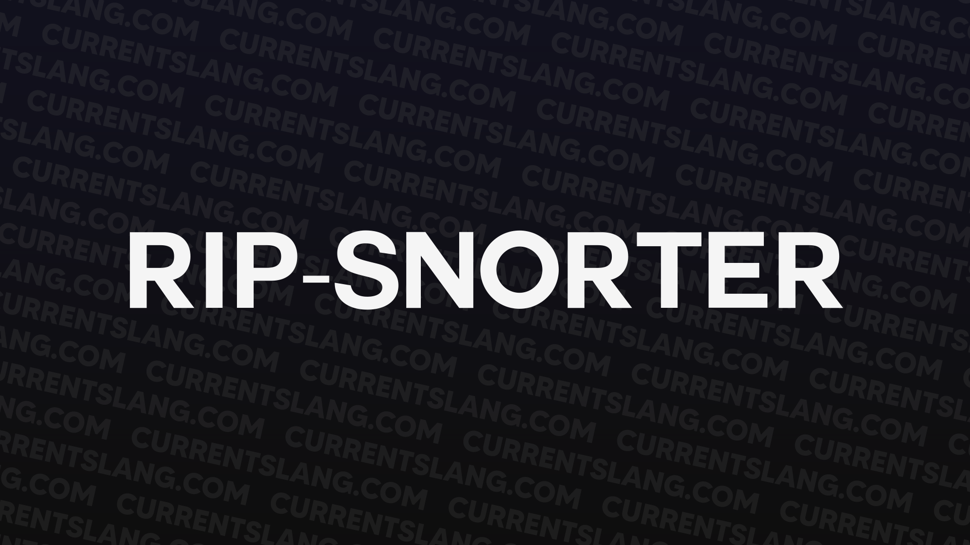 title image for rip-snorter
