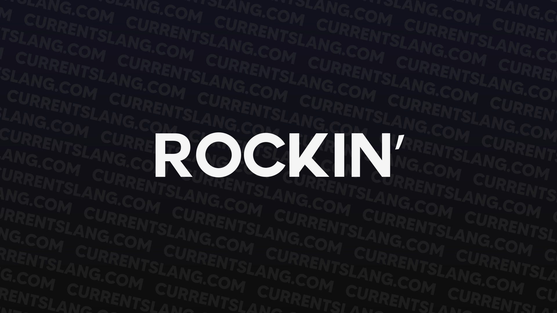 ROCKIN’