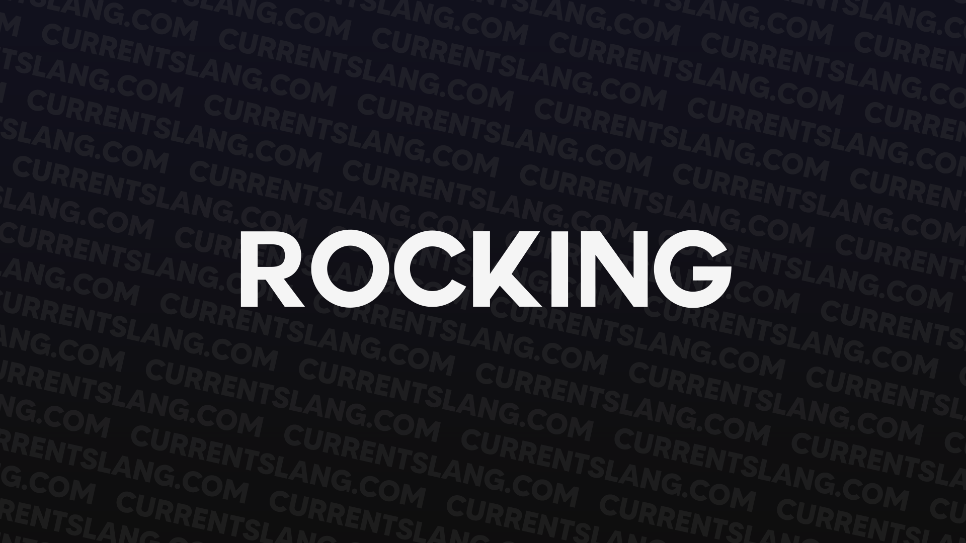 title image for Rocking