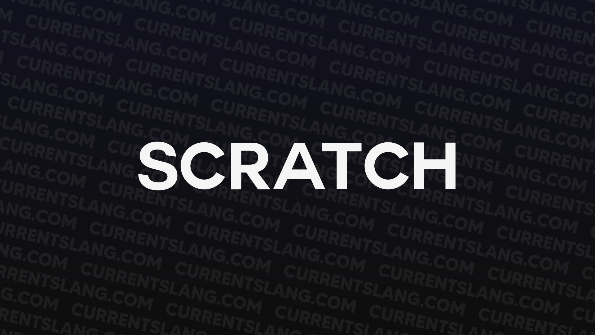 title image for scratch