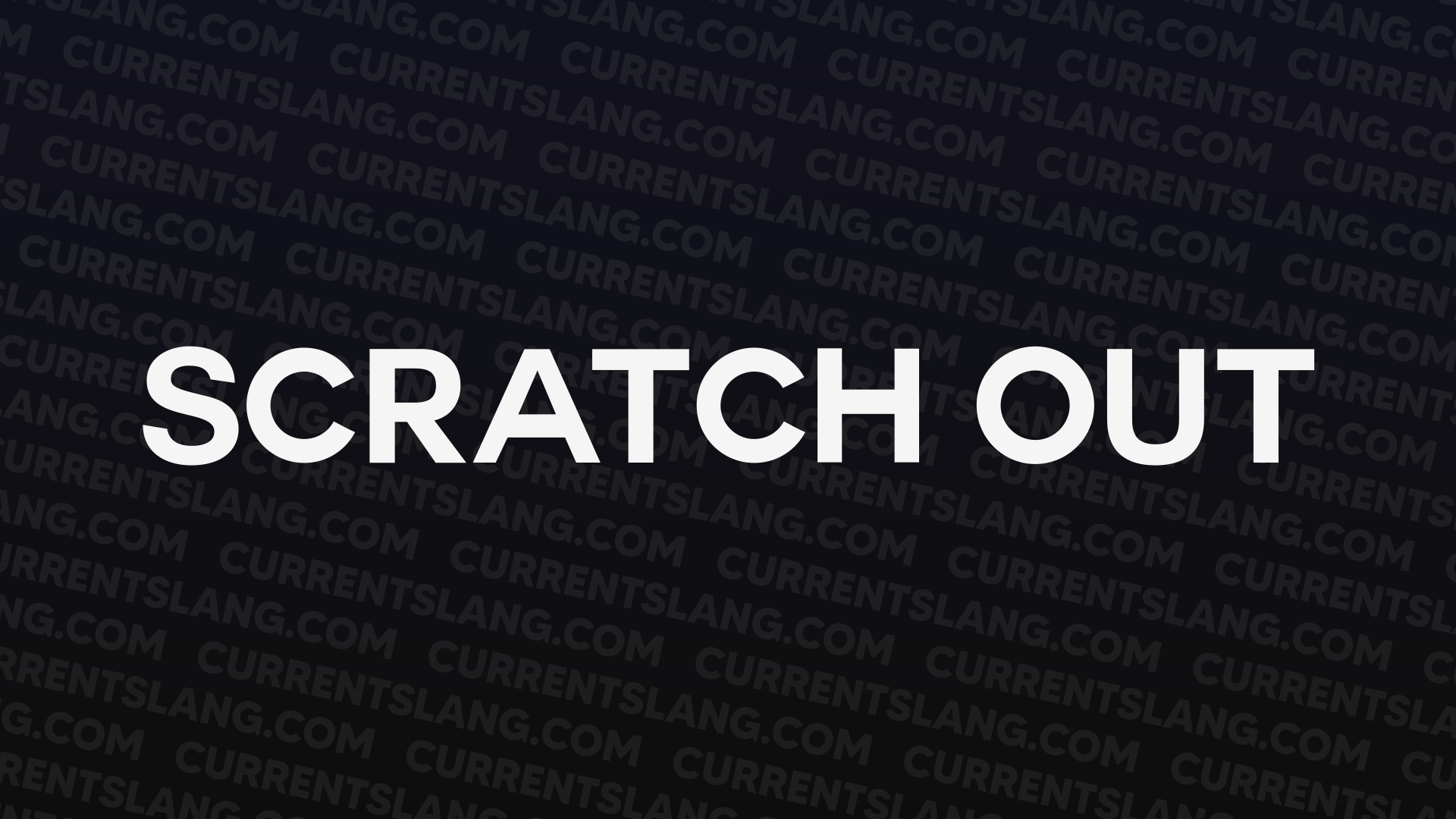 title image for Scratch out