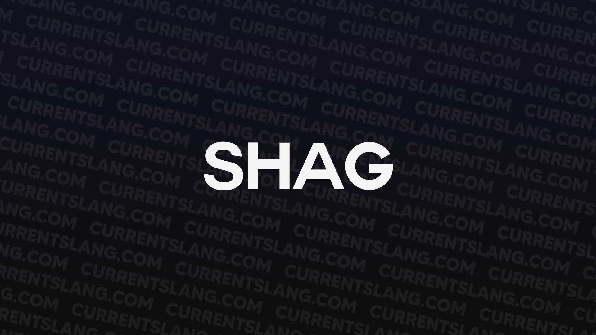 title image for Shag
