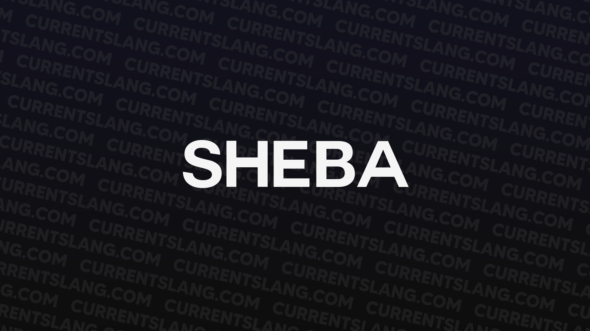 title image for Sheba