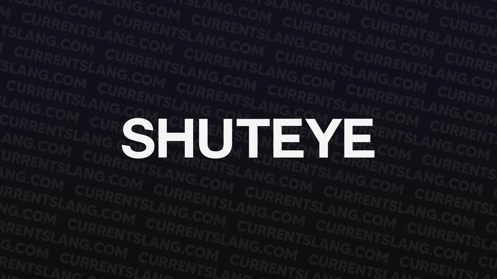 title image for shuteye