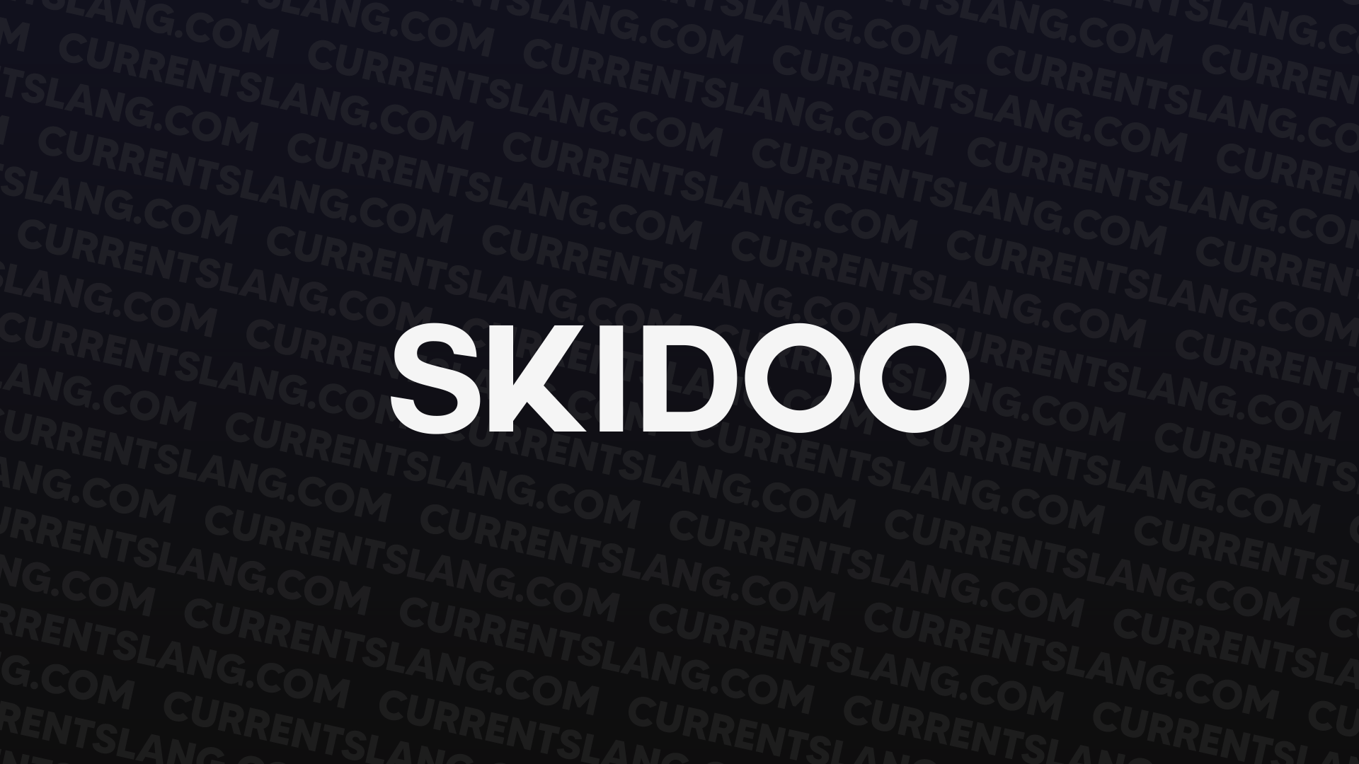 title image for skidoo
