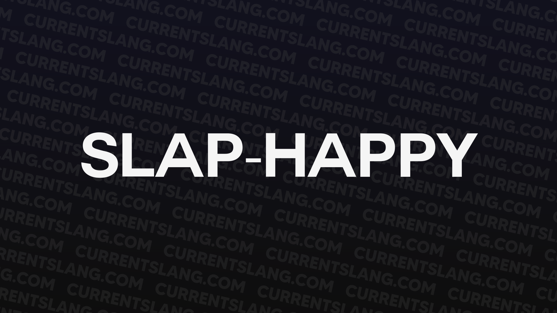 title image for slap-happy