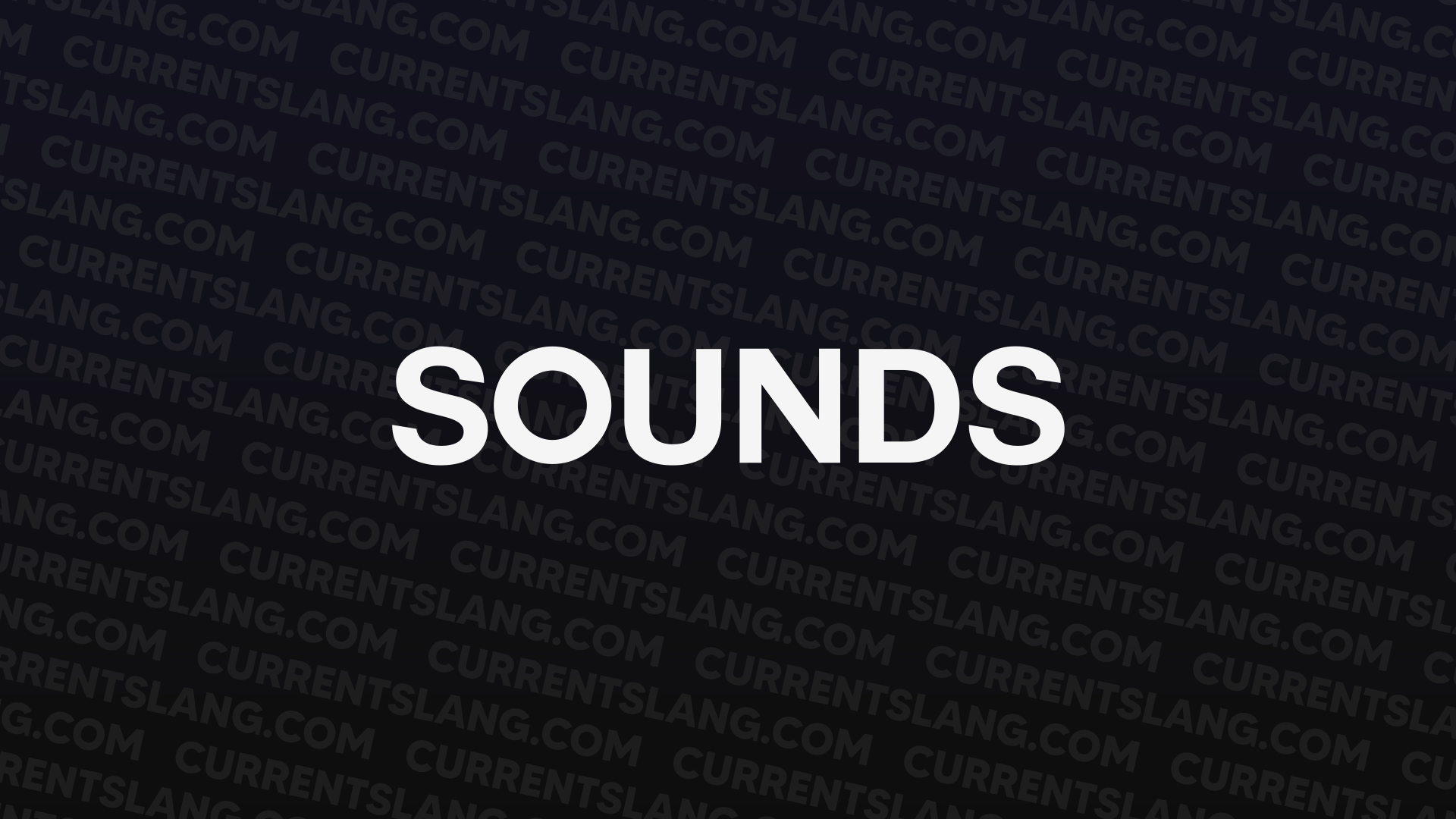 title image for Sounds