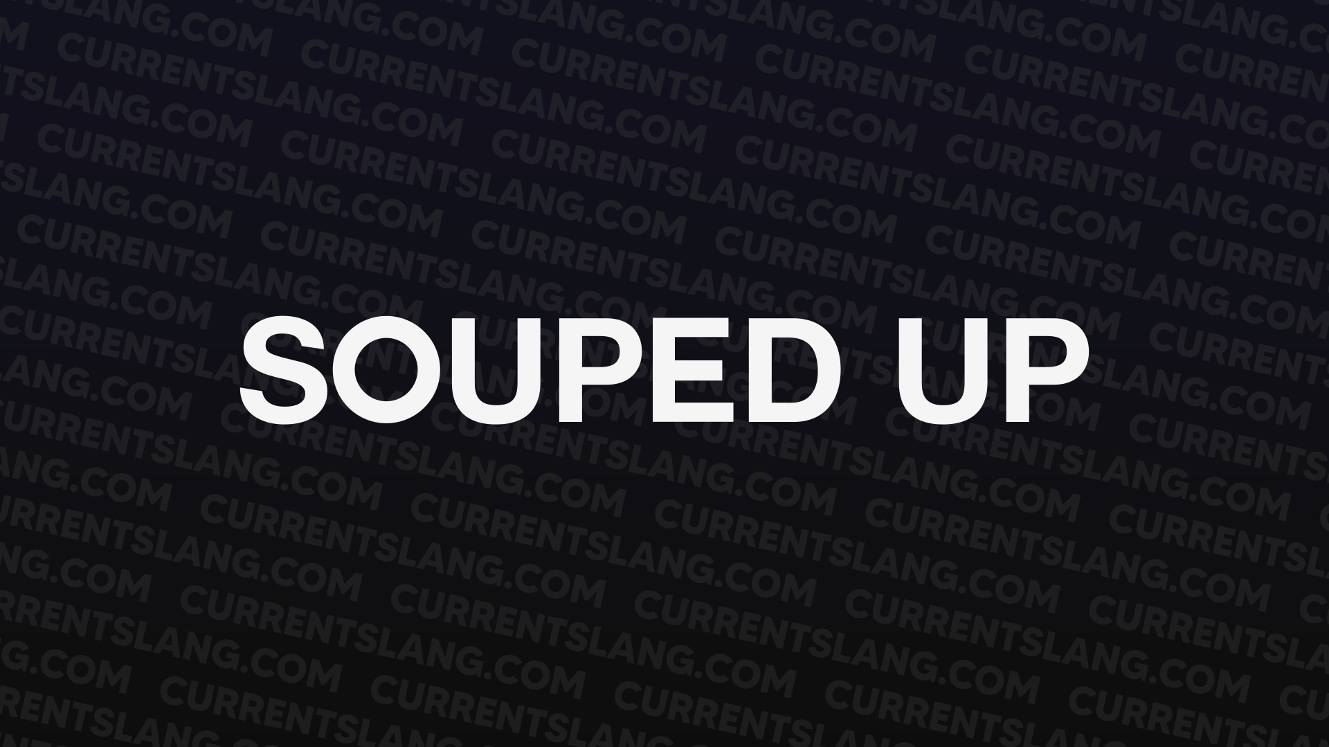 title image for Souped up