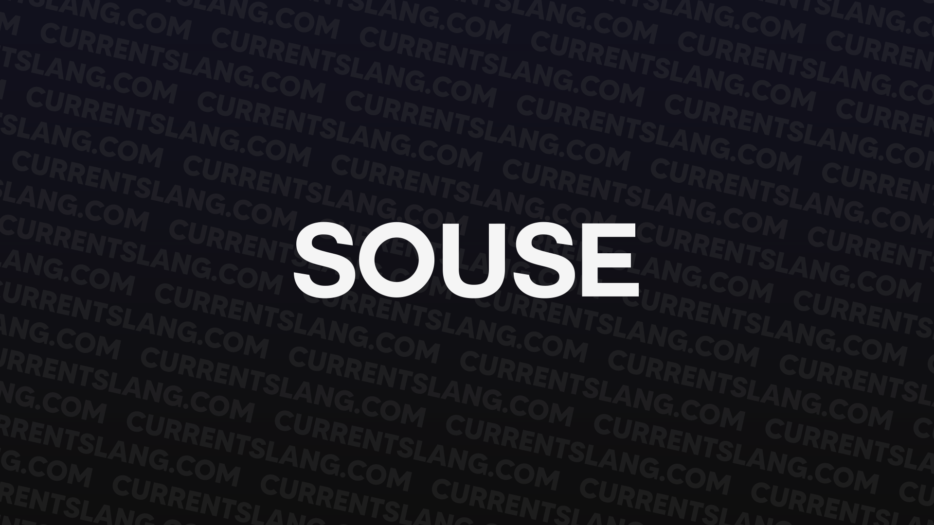 title image for souse