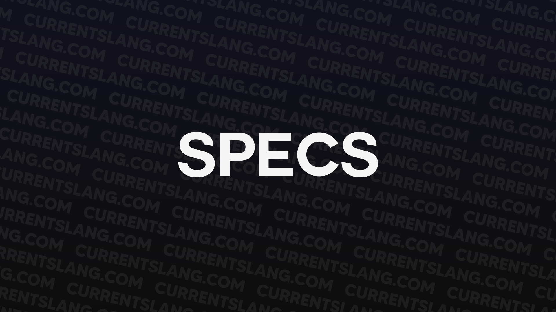 title image for specs