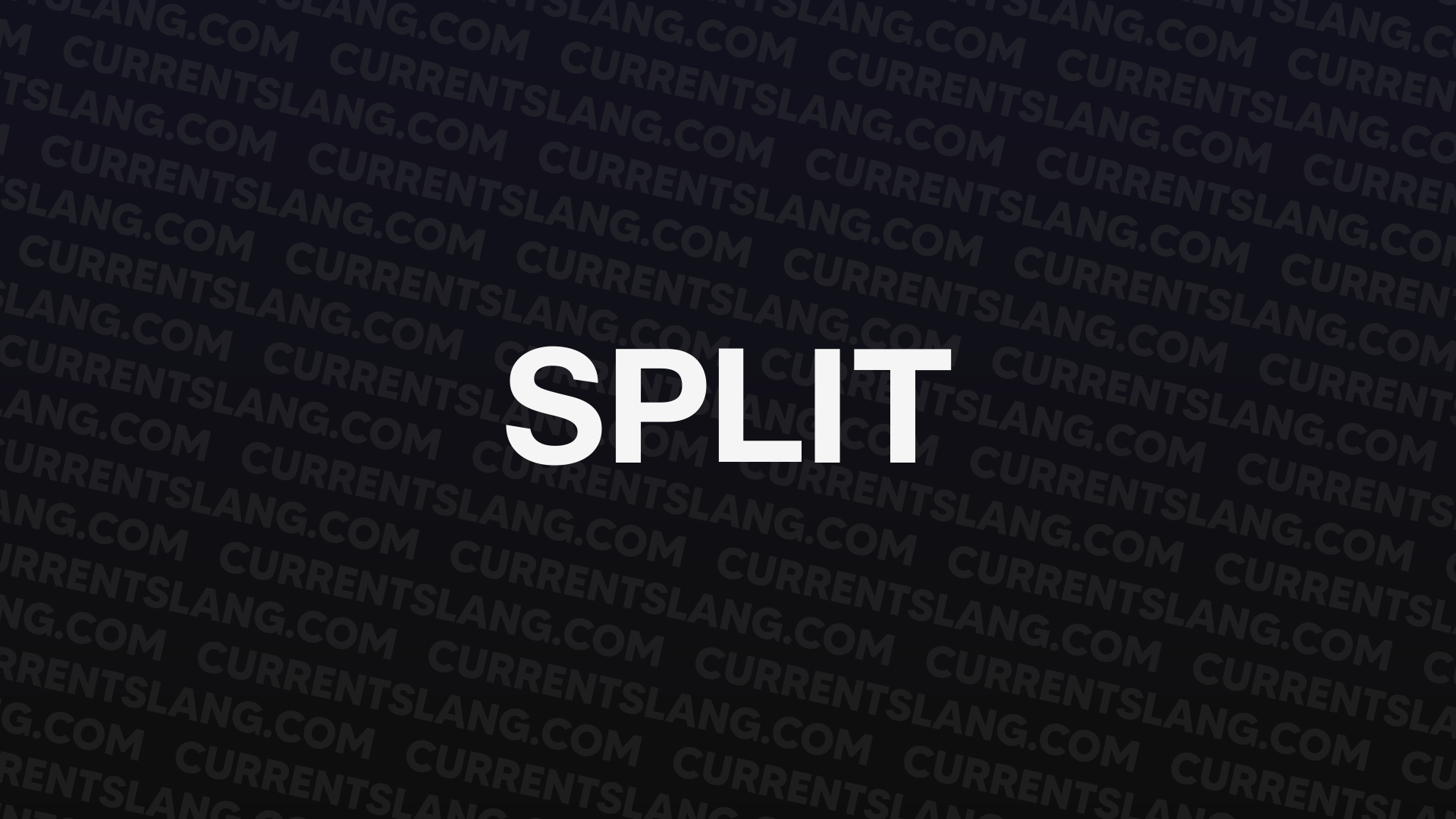 title image for Split