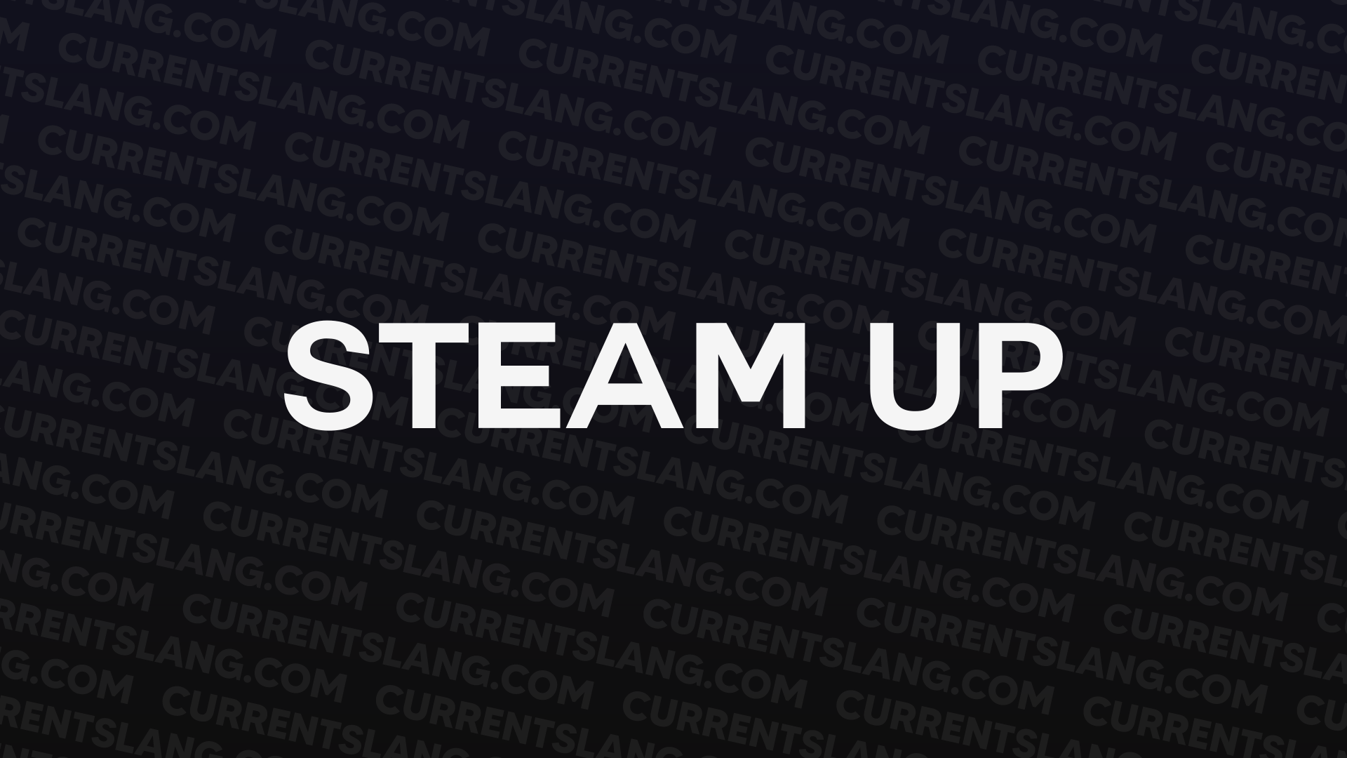 title image for steam up
