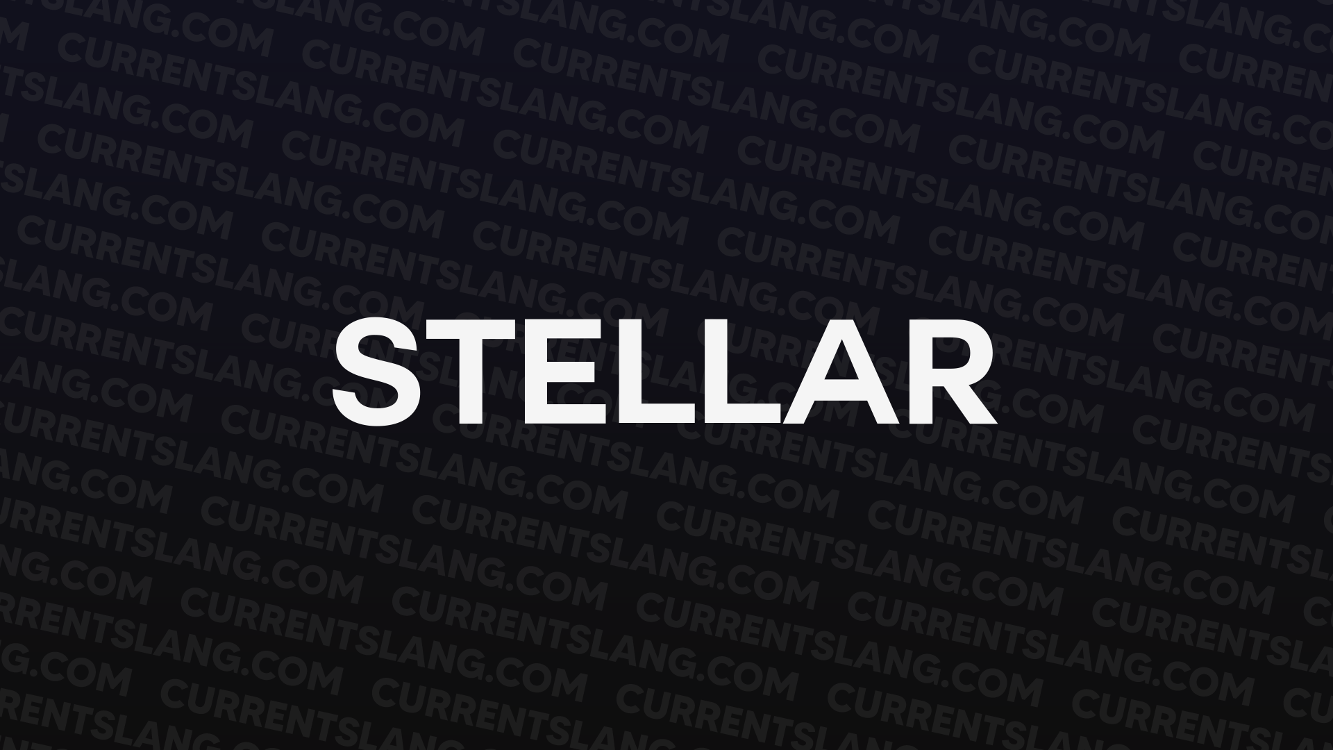 title image for Stellar