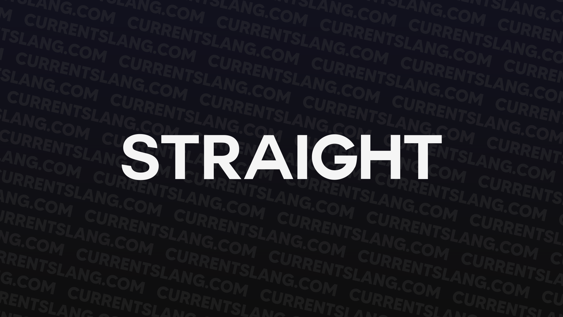 title image for straight
