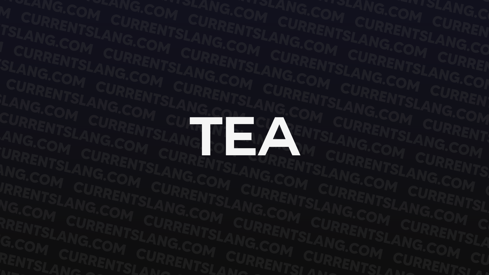 title image for Tea