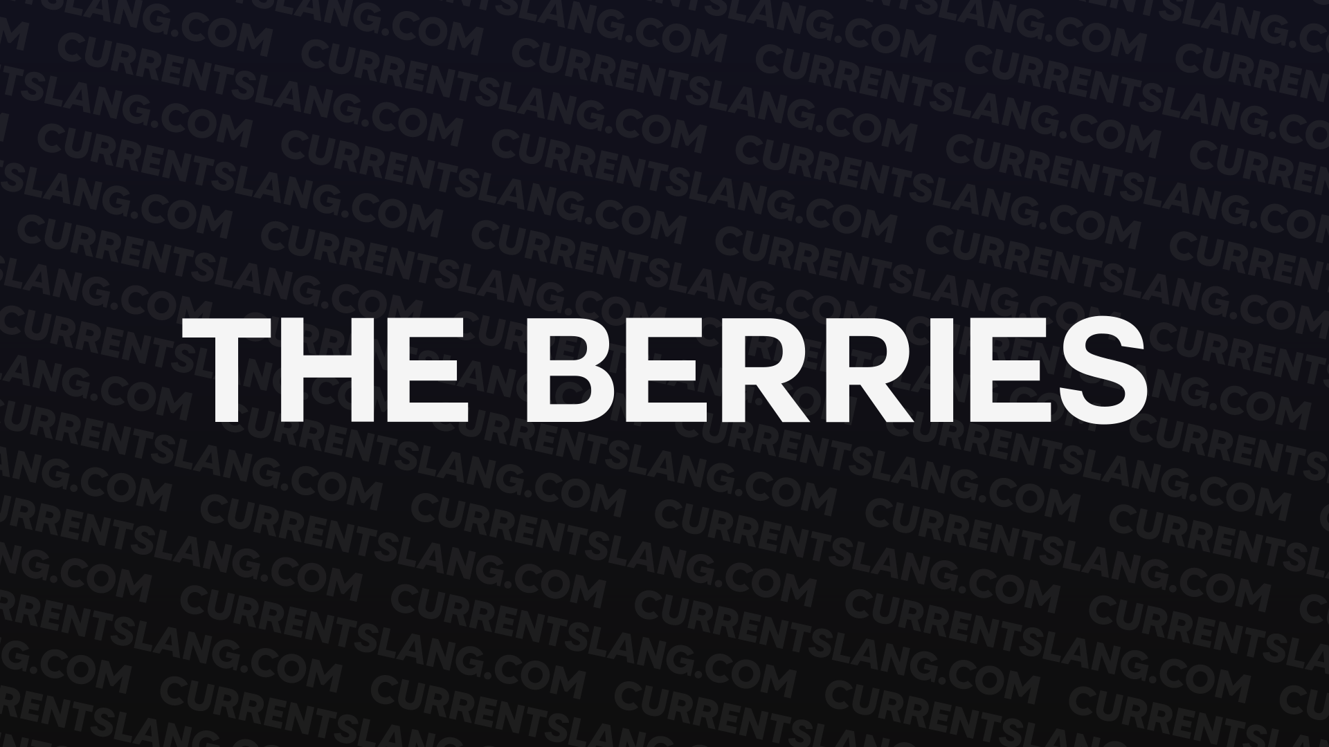 title image for the berries