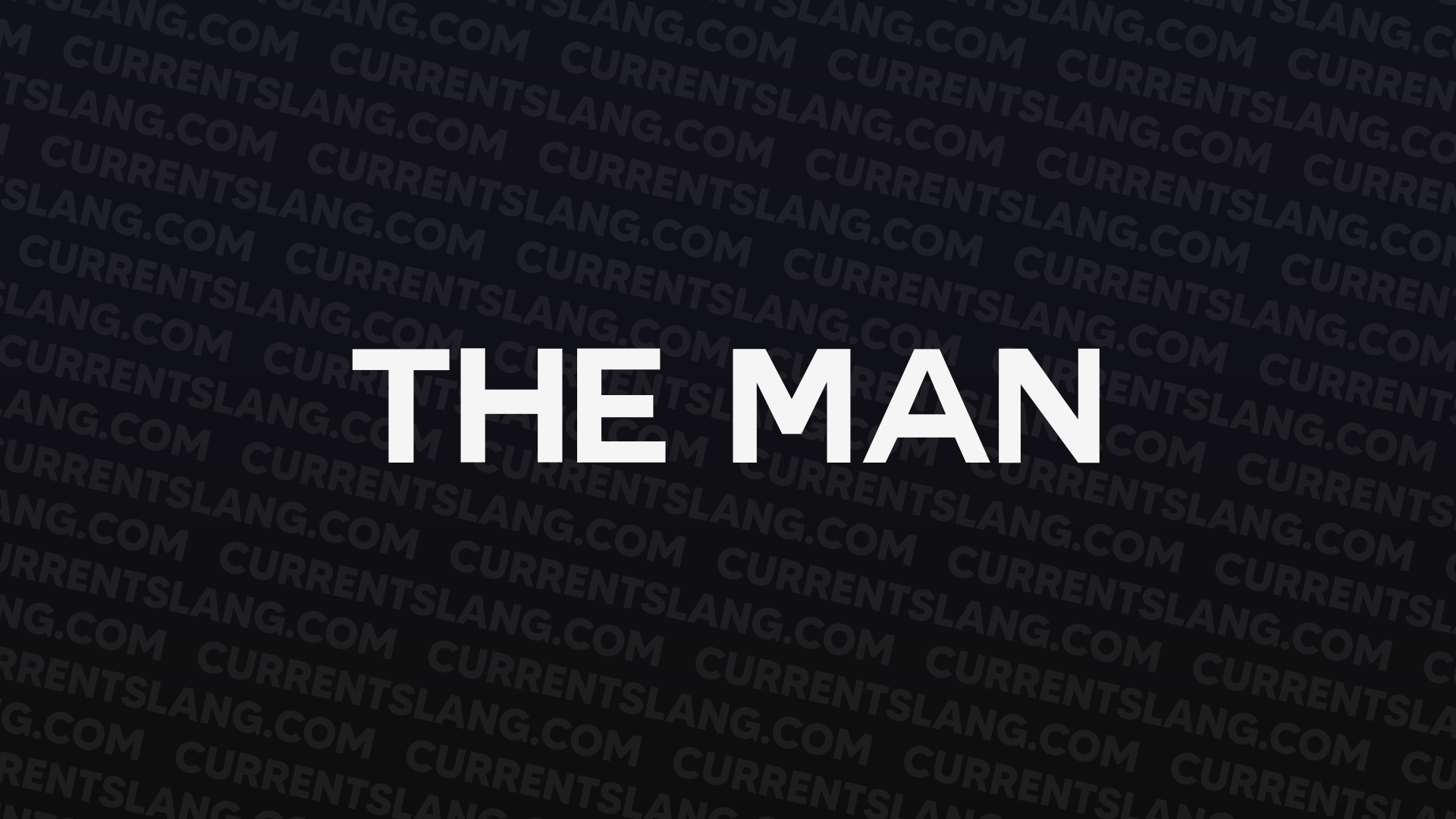 title image for The Man