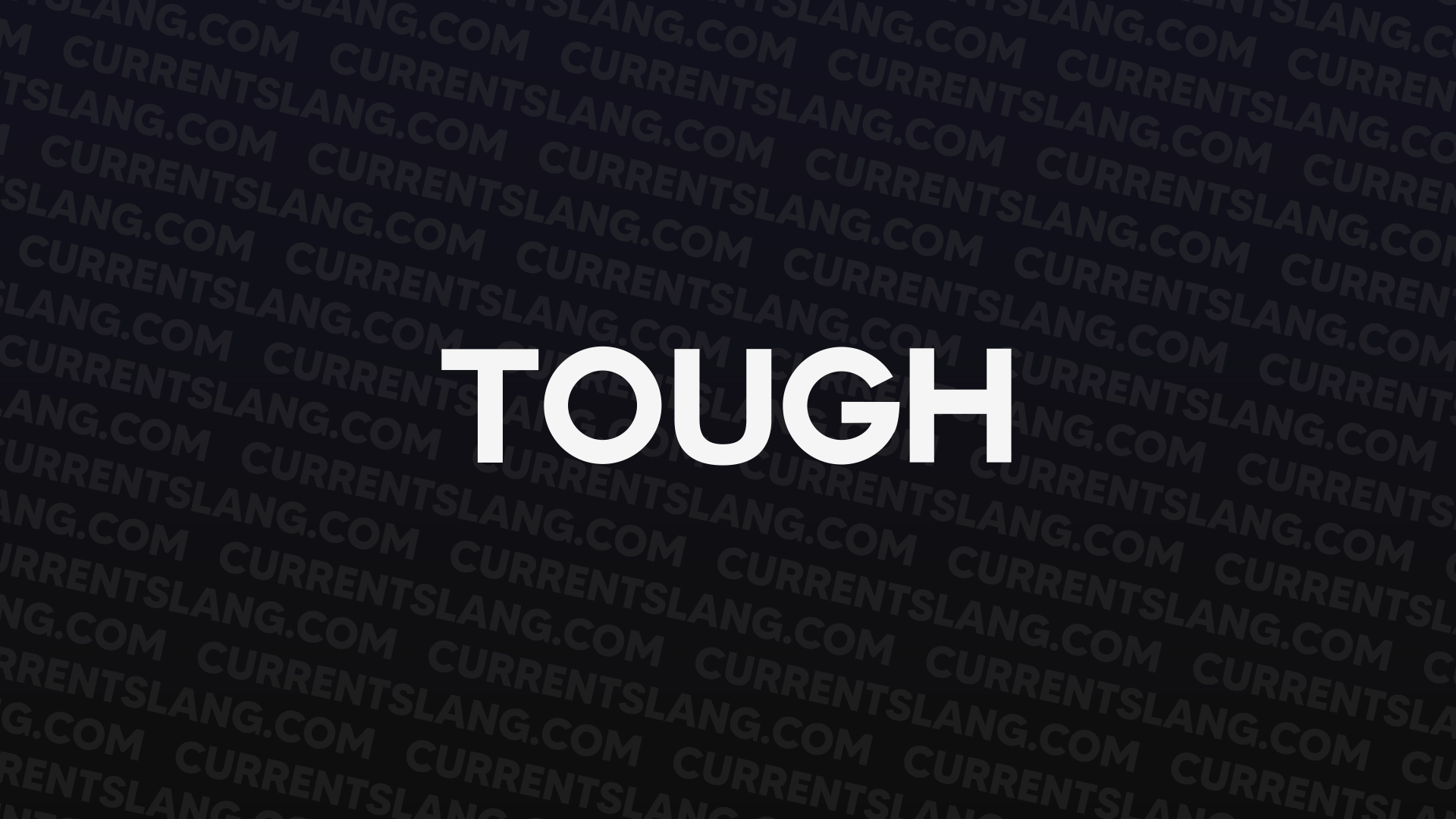 title image for Tough