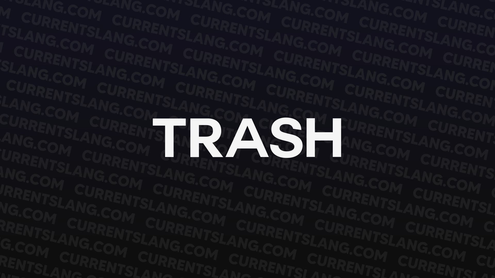 title image for Trash