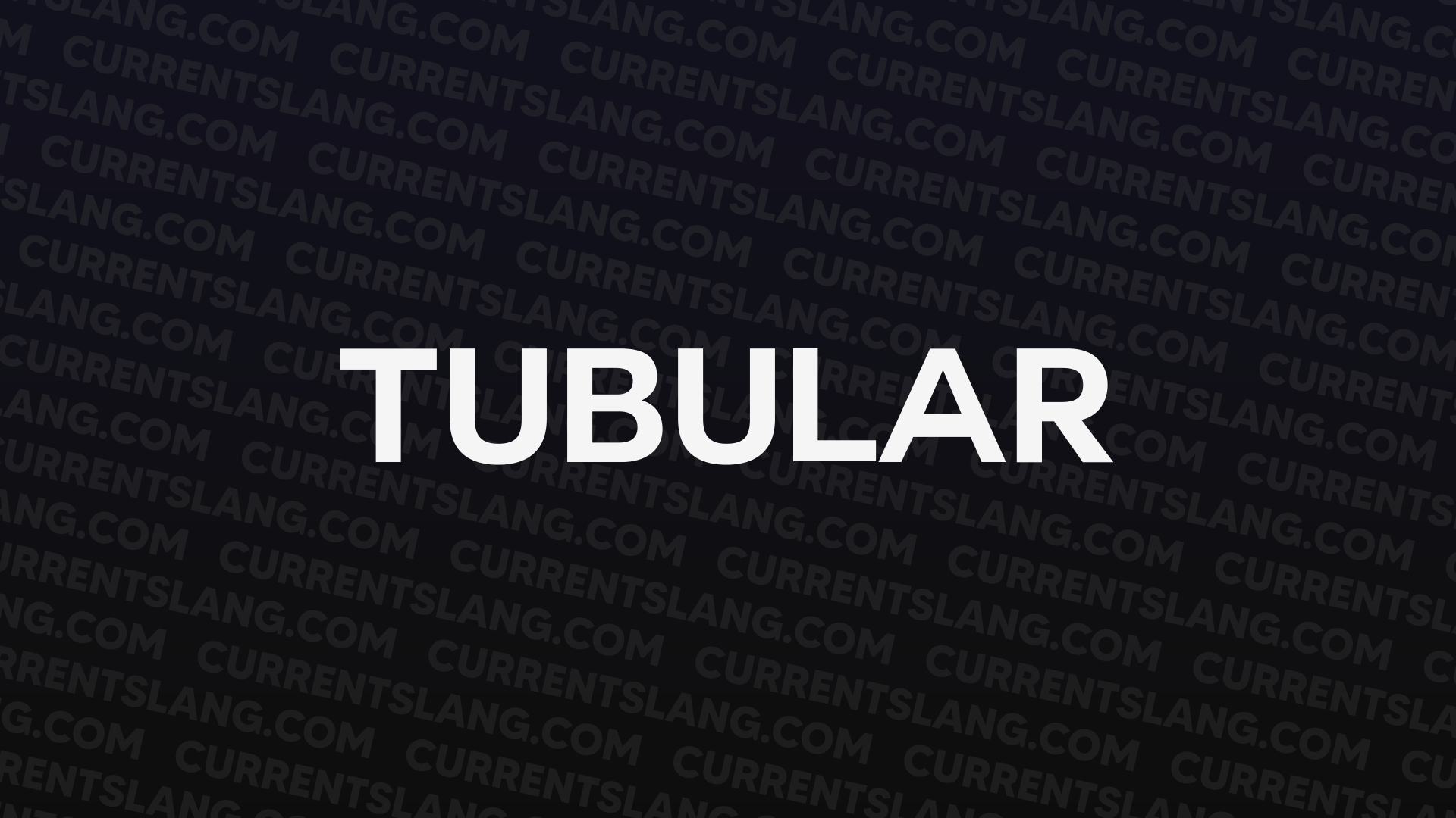 title image for Tubular